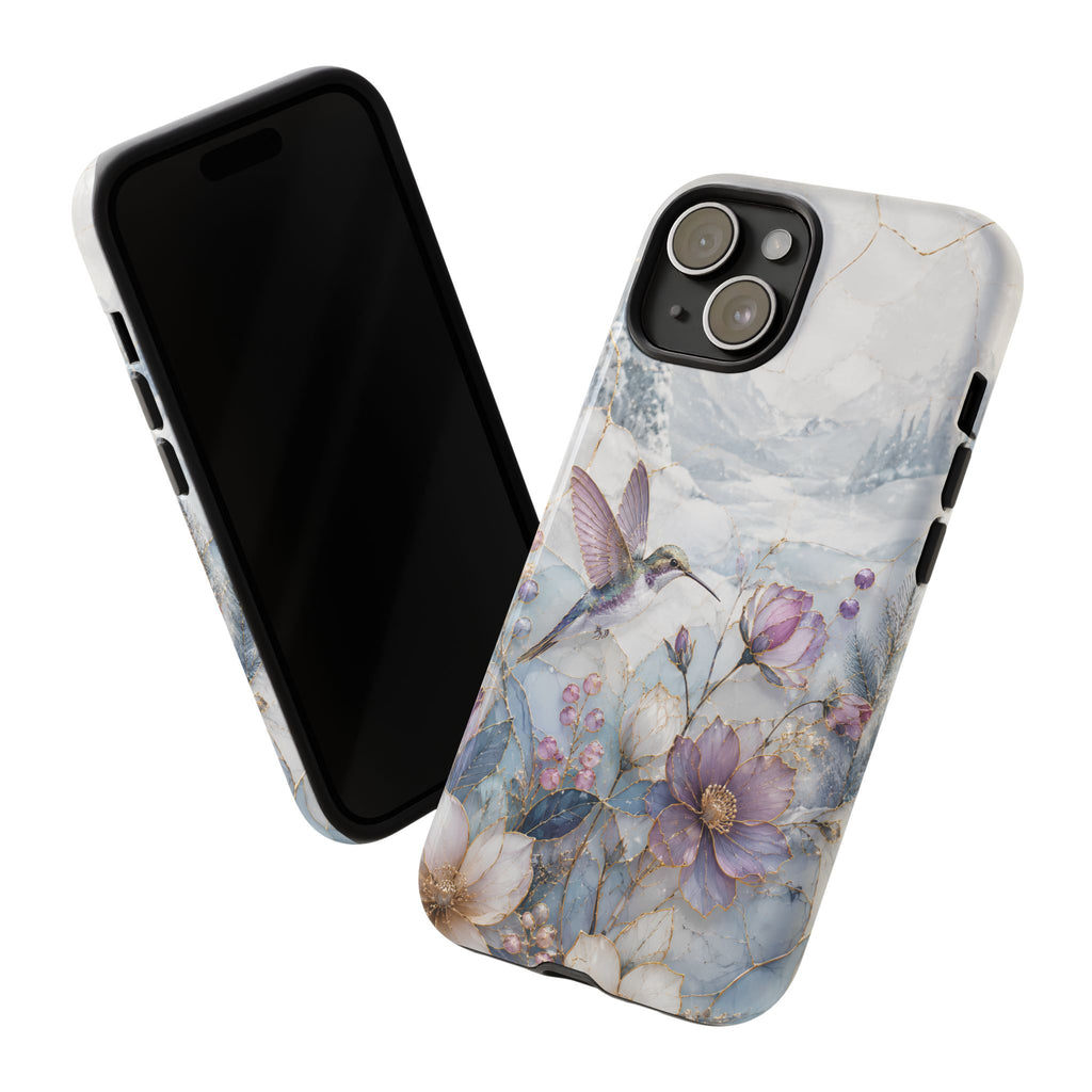 Hummingbird iPhone Case | Vintage Floral iPhone Case