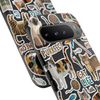 Cute Cats Sticker Tough Google Pixel Phone Case