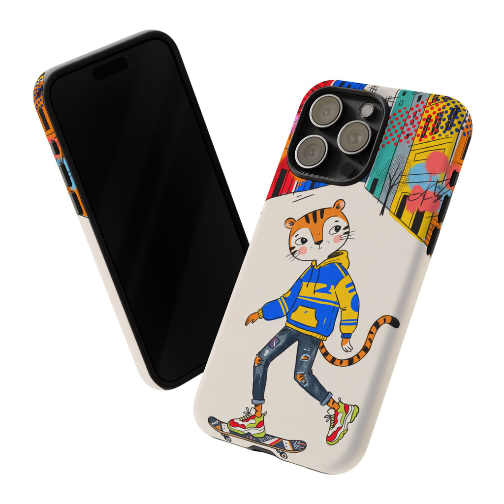Skater Tiger iPhone Case