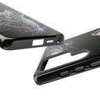 Wolf Galaxy Tough Samsung Galaxy Phone Case | Colorful Howling Wolf Space Design