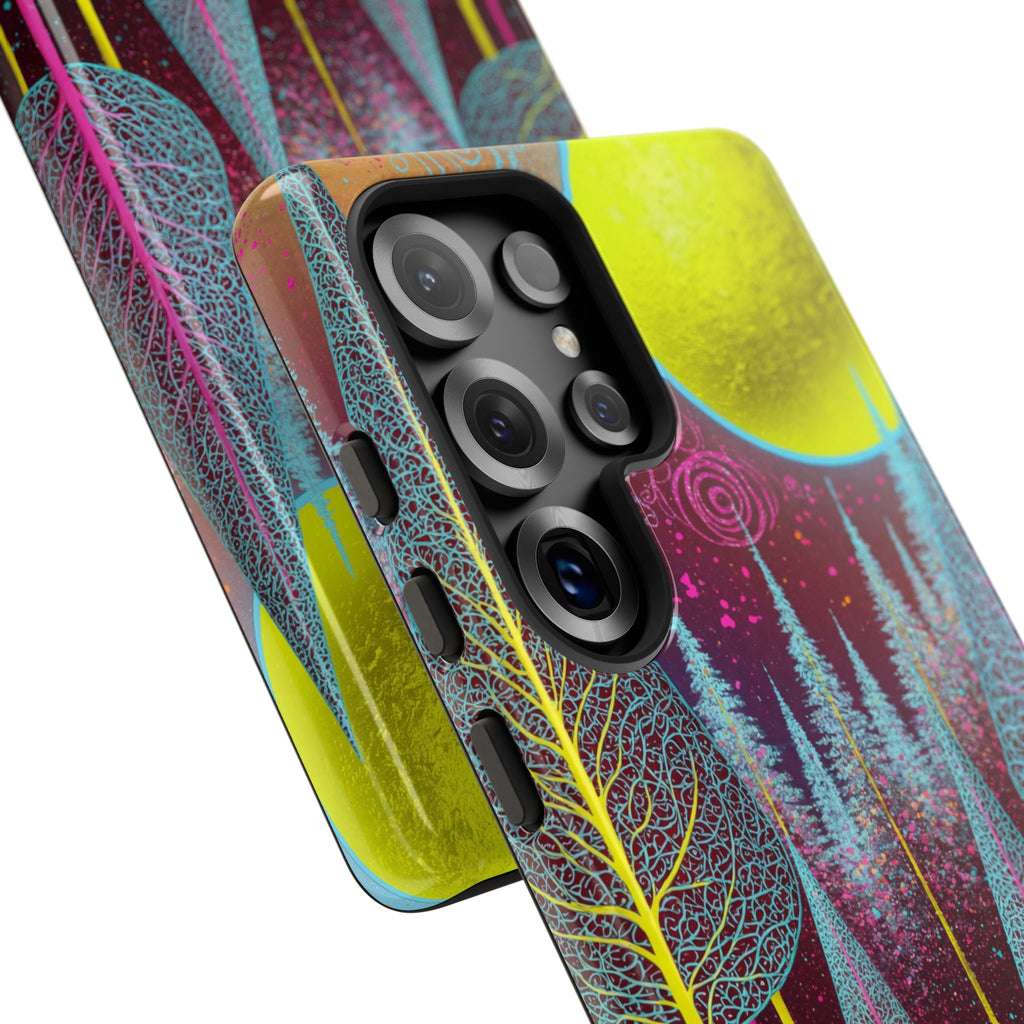Neon Dreamscape Forest Samsung Galaxy Case