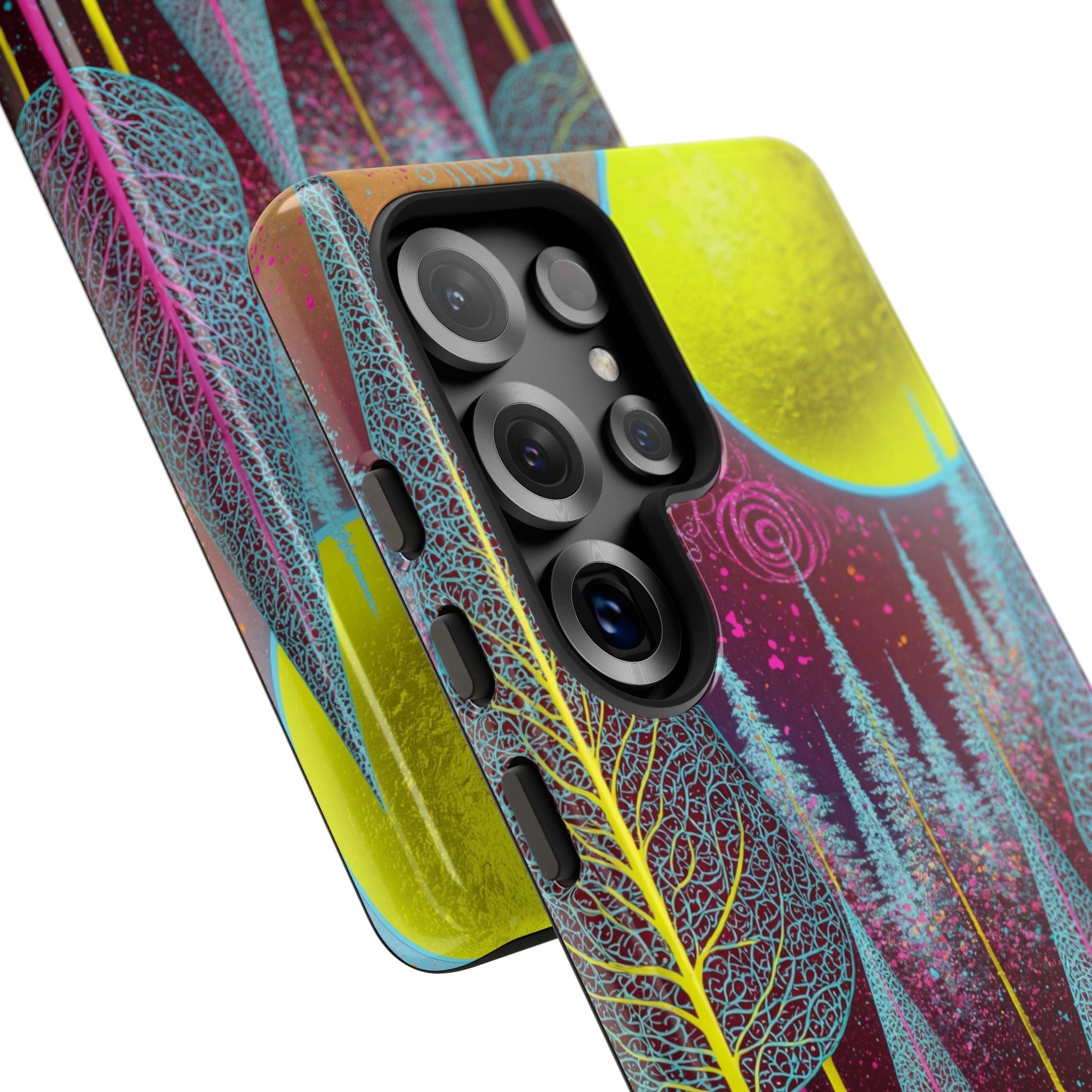 Neon Dreamscape Forest Samsung Galaxy Case
