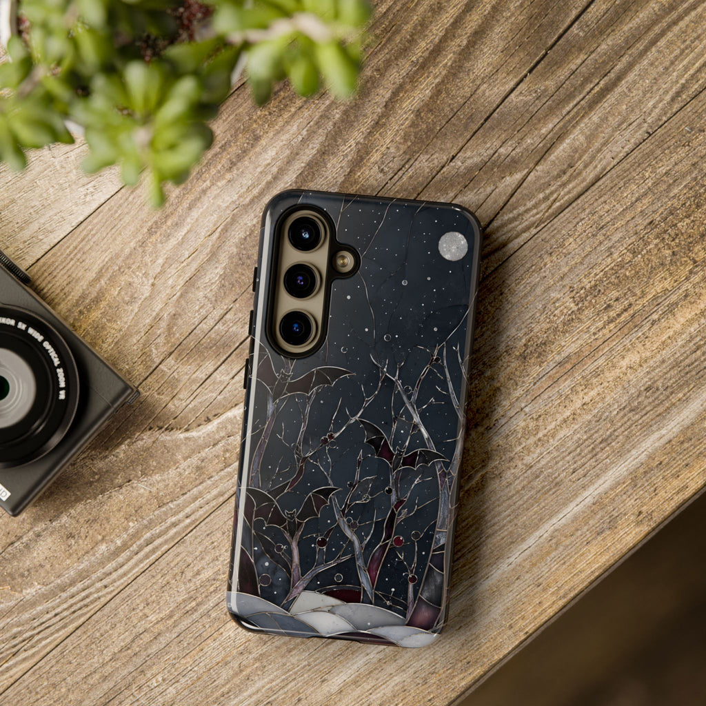 Gothic Bat Samsung Galaxy Phone Case | Moonlit Forest Phone Case