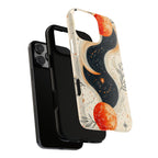 Astrology Galaxy iPhone Case | Red Moon Celestial