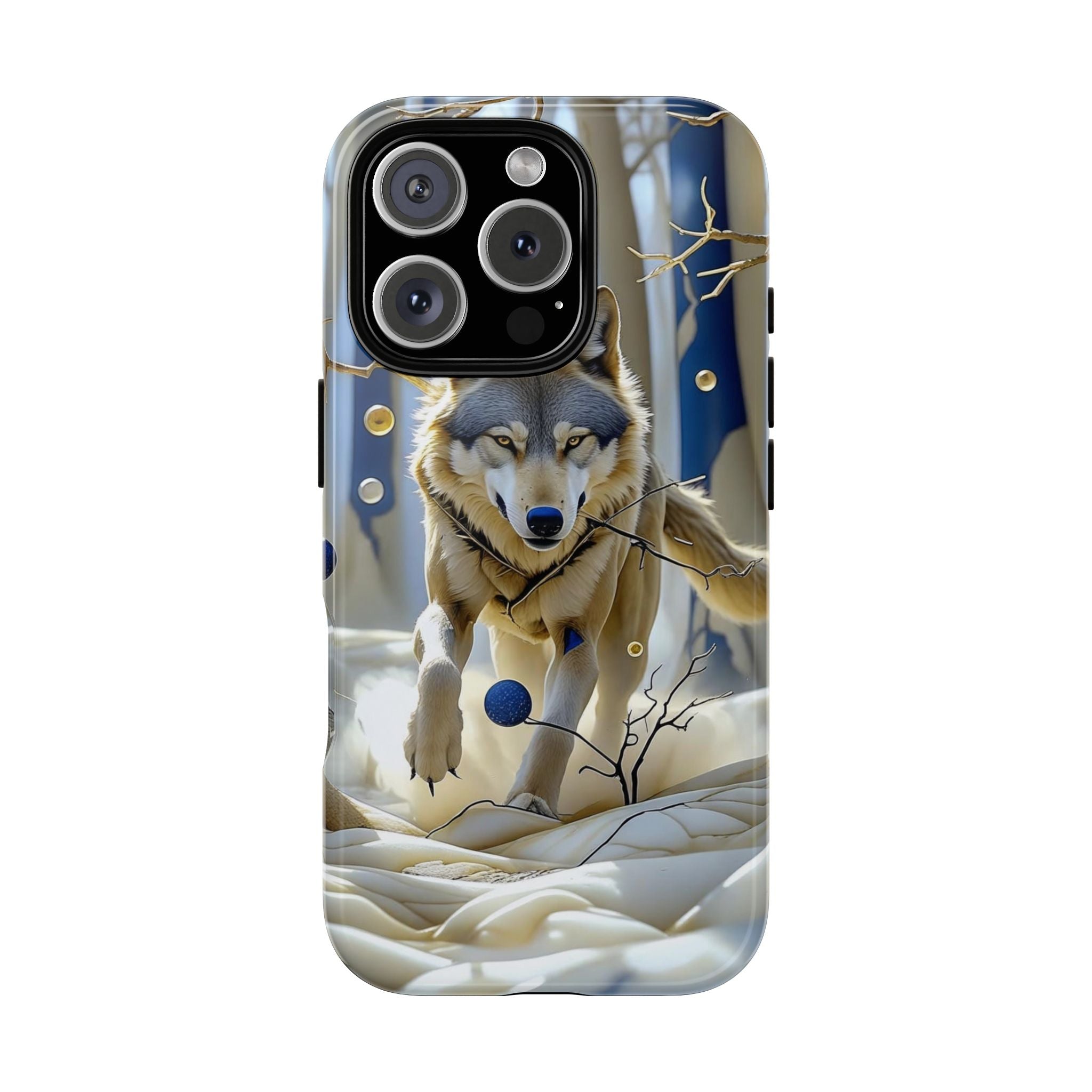 Wolf in Snow iPhone Case — Rugged Wildlife