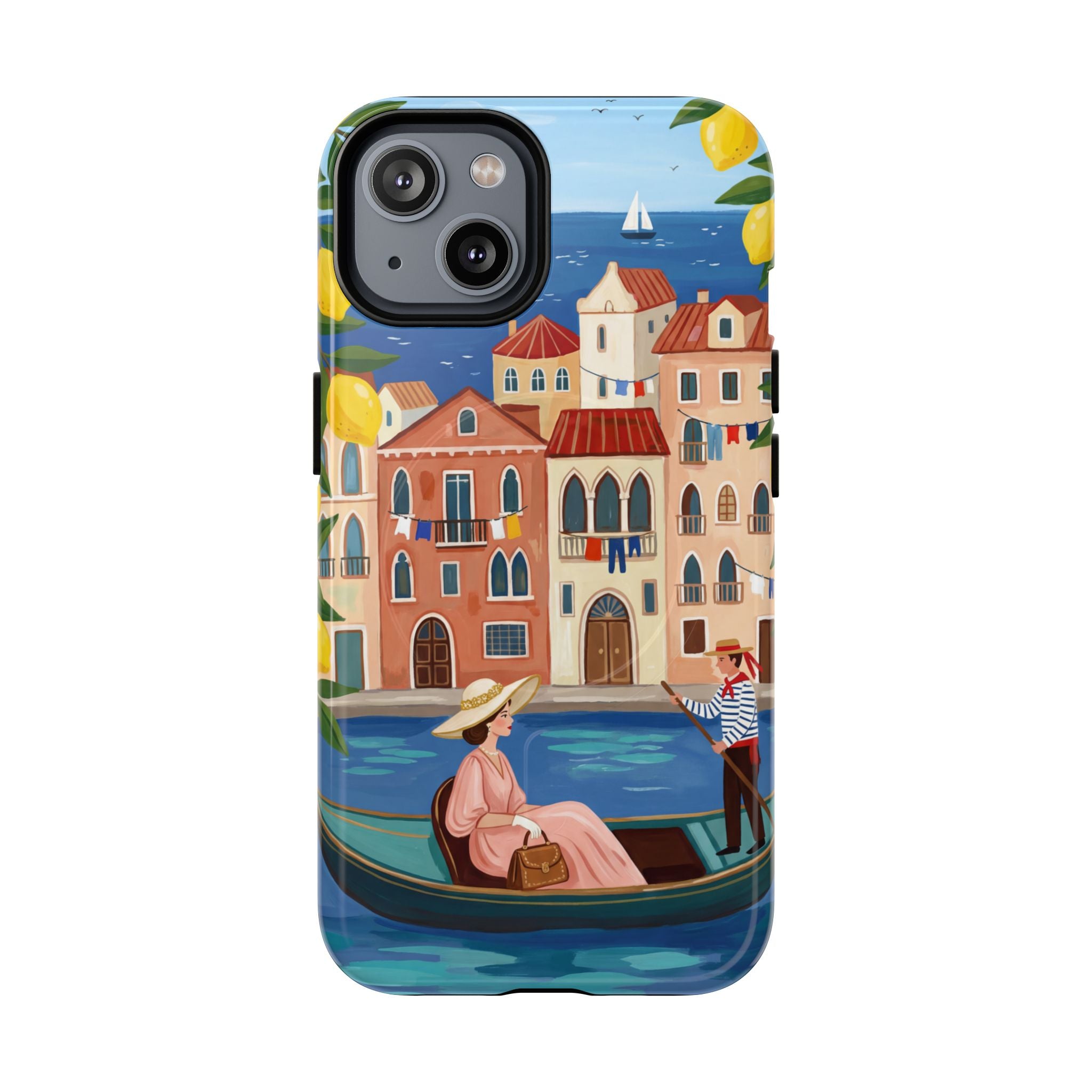 Venetian Gondola MagSafe iPhone Case | Lemon Coast Waterfront Travel