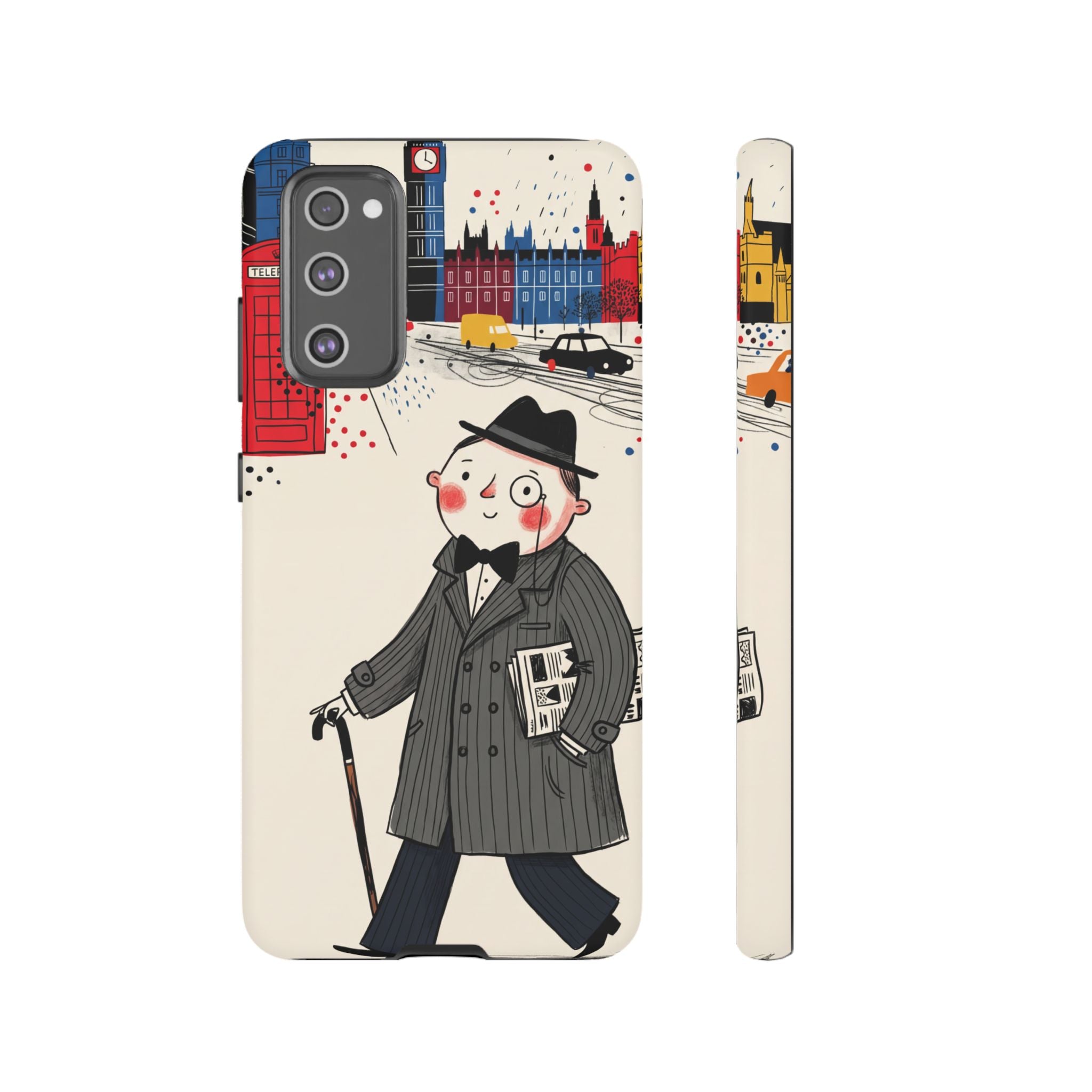 Detective in London Samsung Galaxy Phone Case