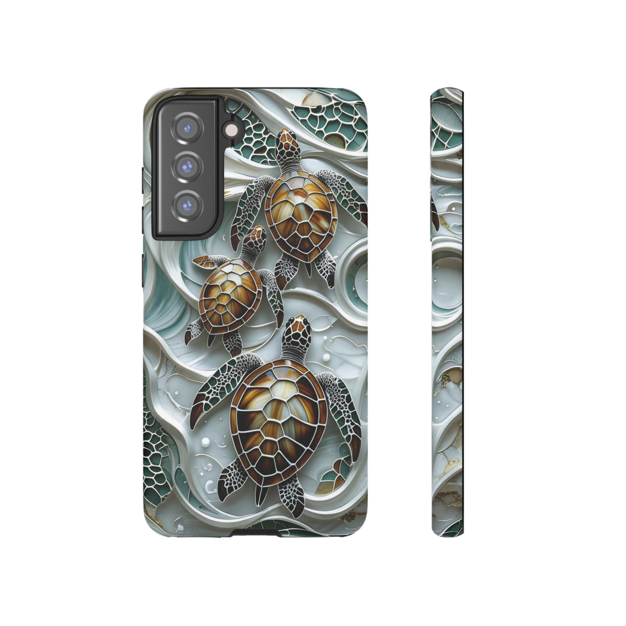 Sea Turtle Samsung Galaxy Case — Ocean Waves Protective Cover