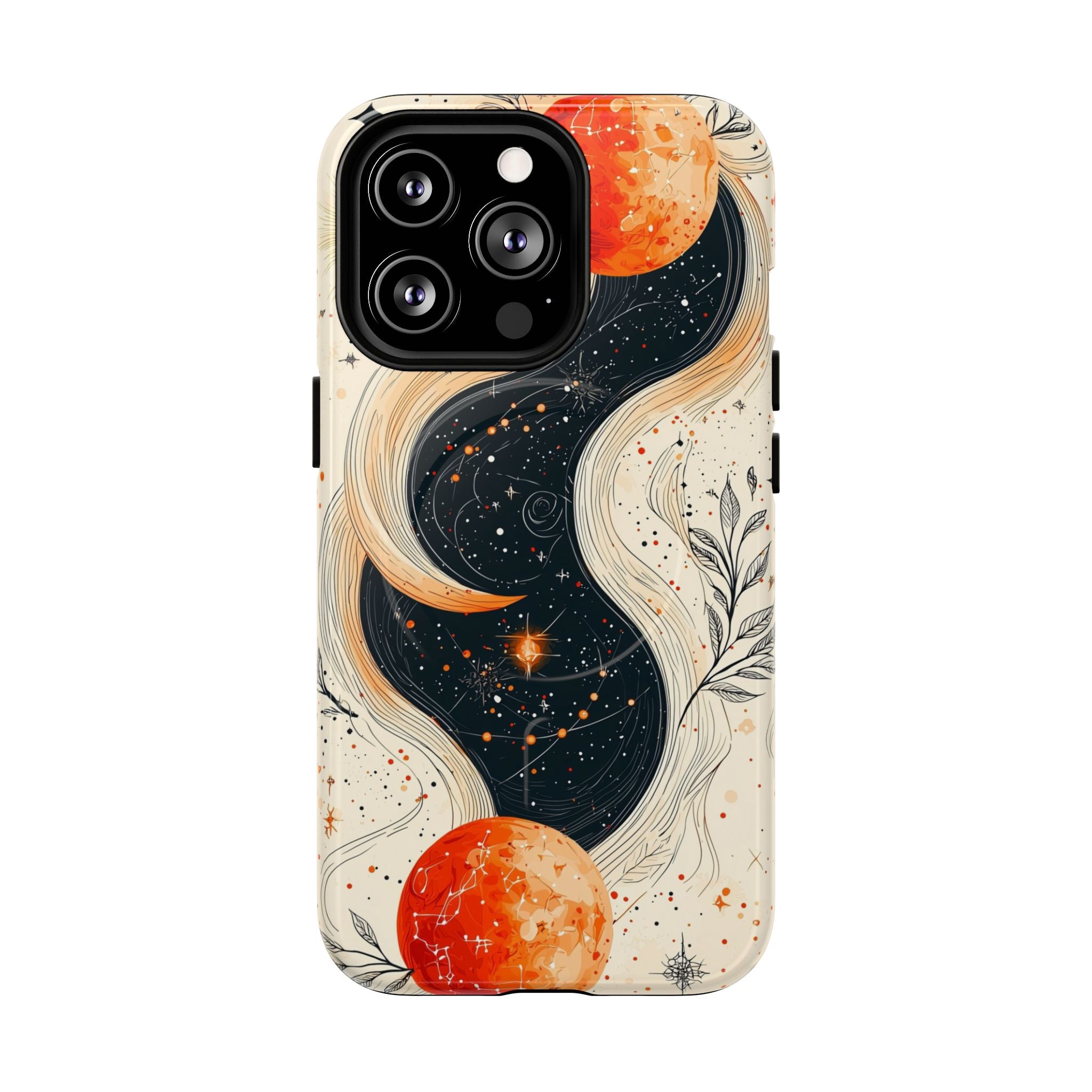 Custodia Astrology Galaxy MagSafe per iPhone | Red Moon Celestial