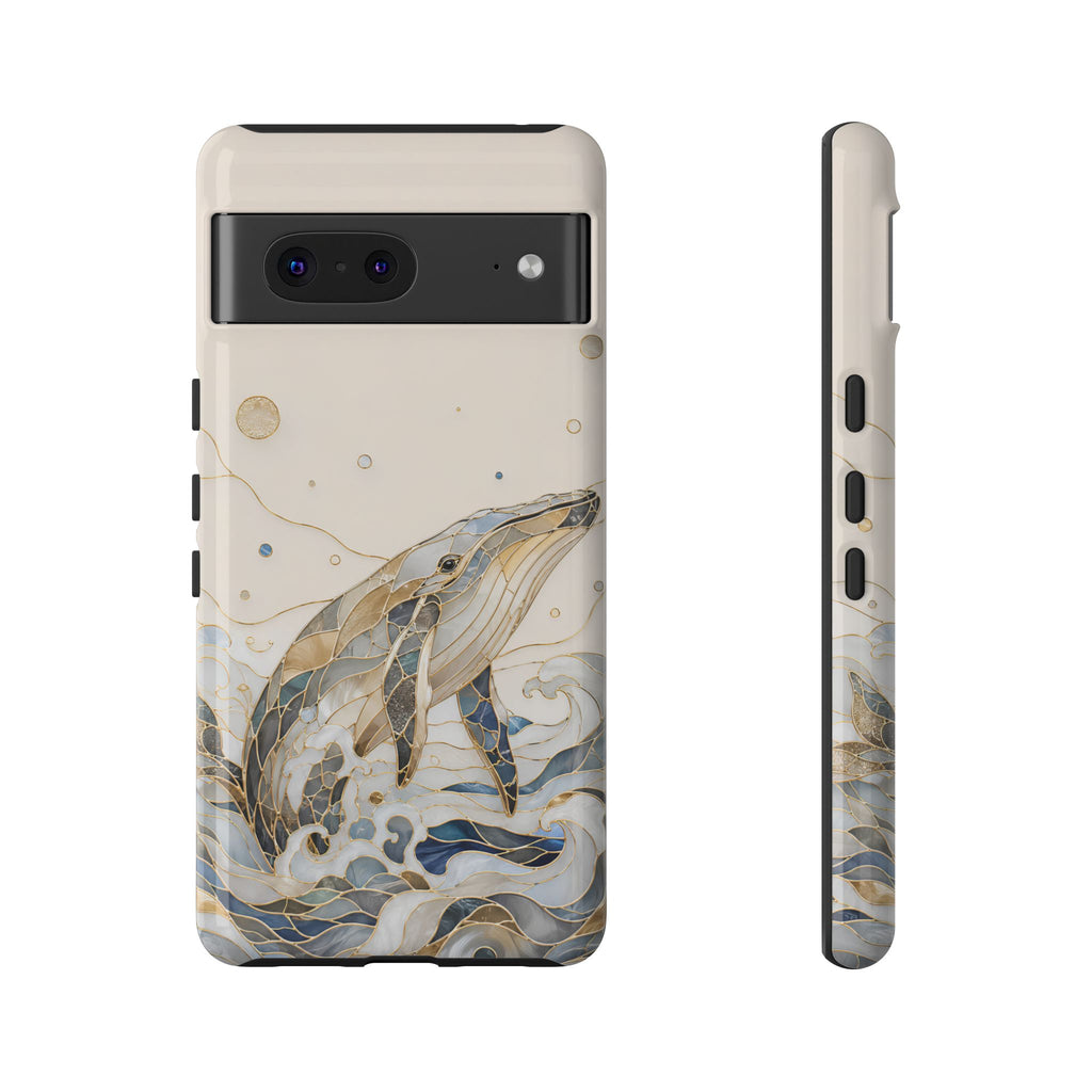 Stained Glass Whale Google Pixel Phone Case | Ocean iPhone Case