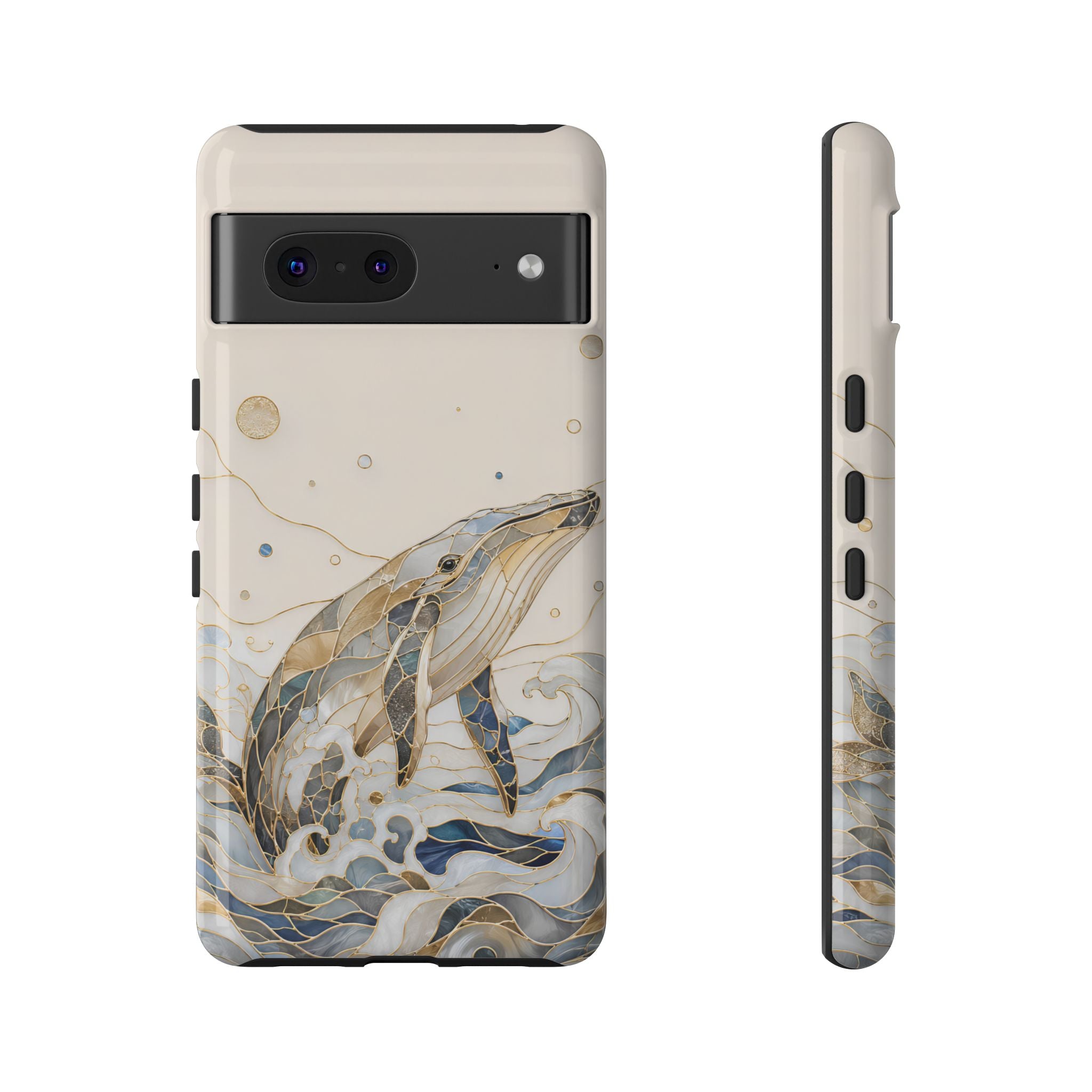 Stained Glass Whale Google Pixel Phone Case | Ocean iPhone Case