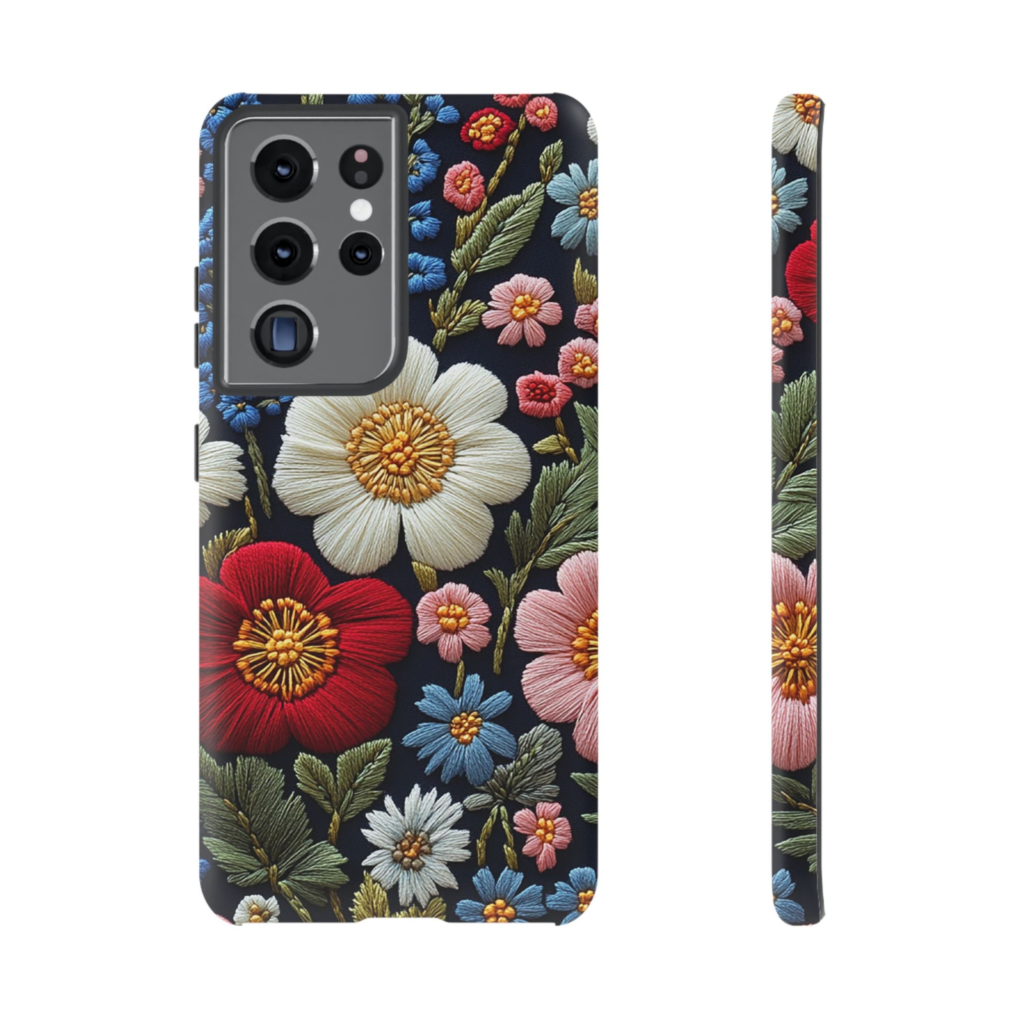 Floral Embroidered Garden Samsung Galaxy Case