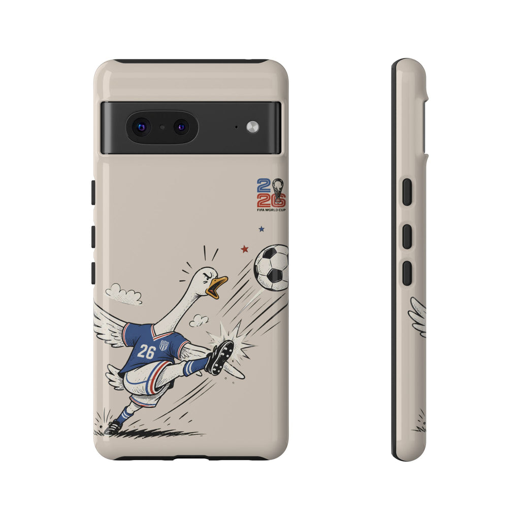 Soccer Goose Google Pixel Phone Case | Funny Sports Bird Cover
