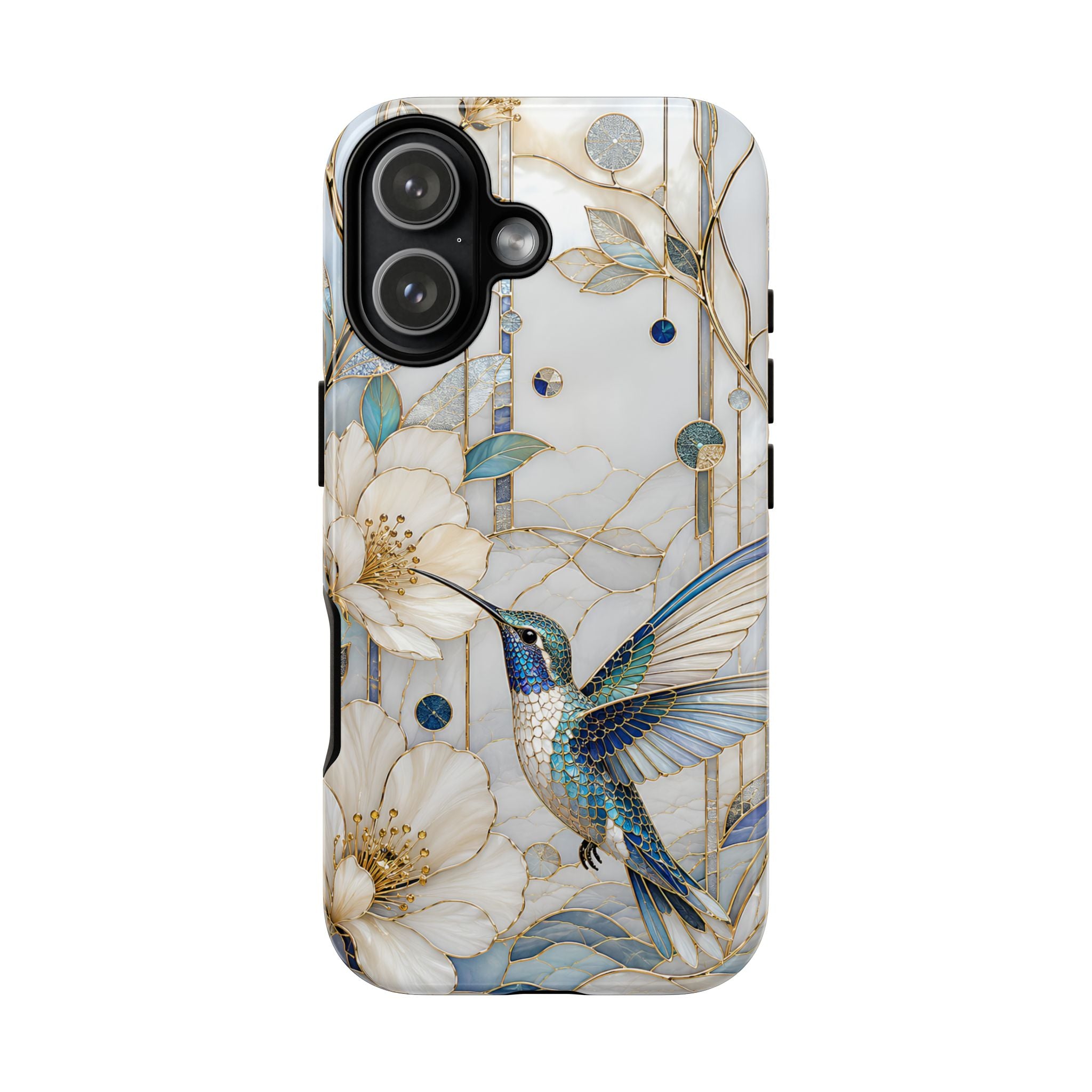 Hummingbird Magnolia iPhone Case | Floral Bird iPhone Case