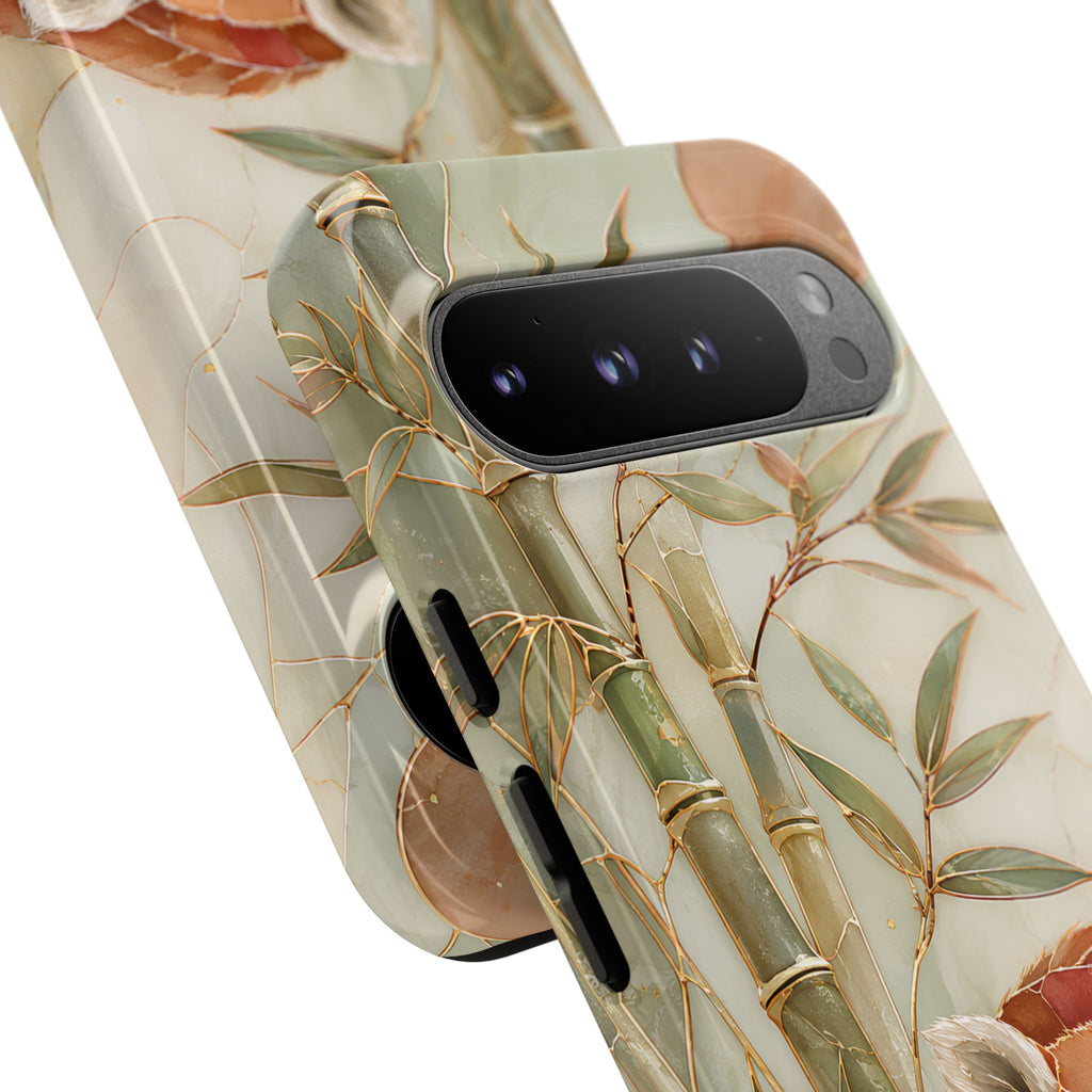 Red Panda Google Pixel Phone Case | Bamboo Forest Phone Case