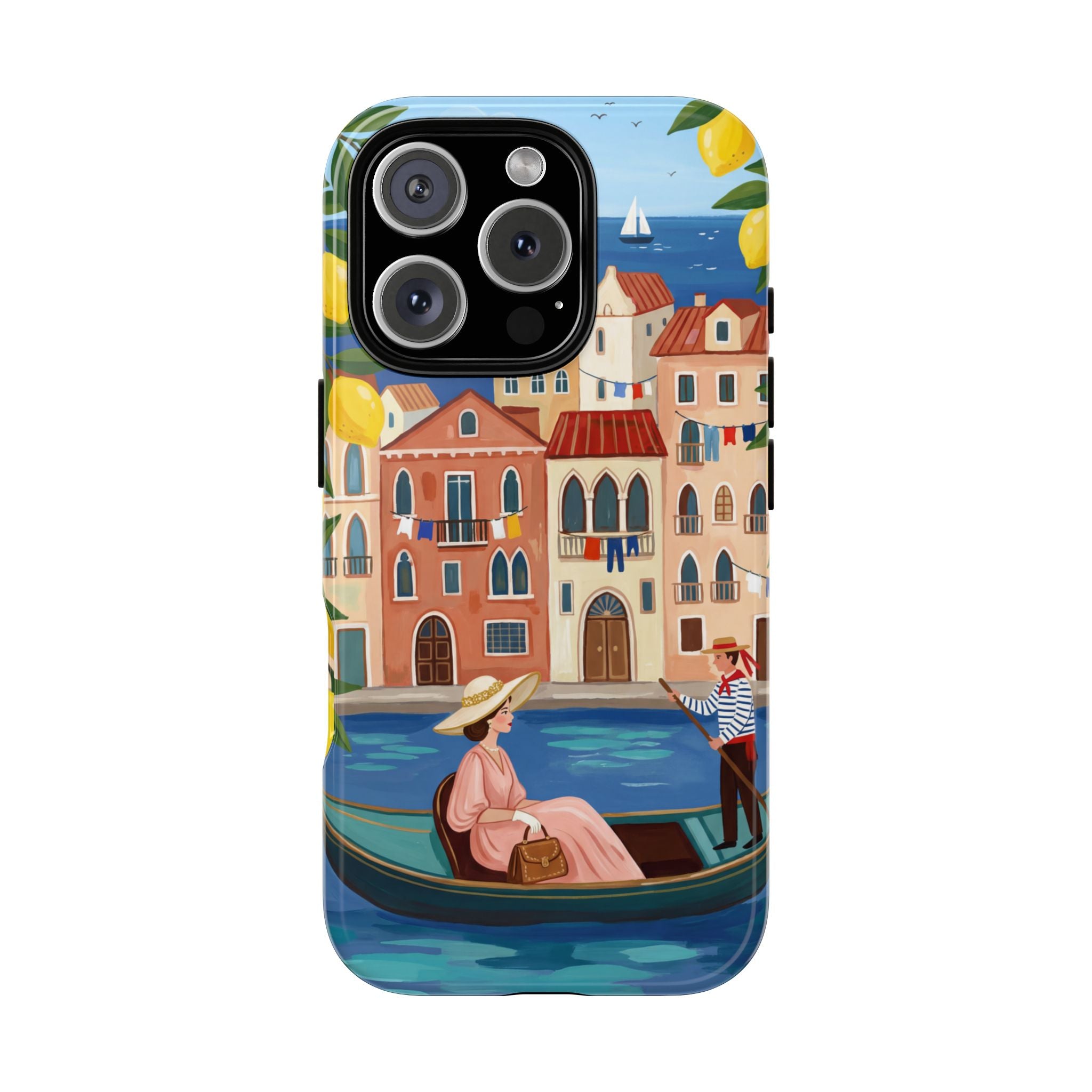Venetian Gondola iPhone Case | Lemon Coast Waterfront Travel