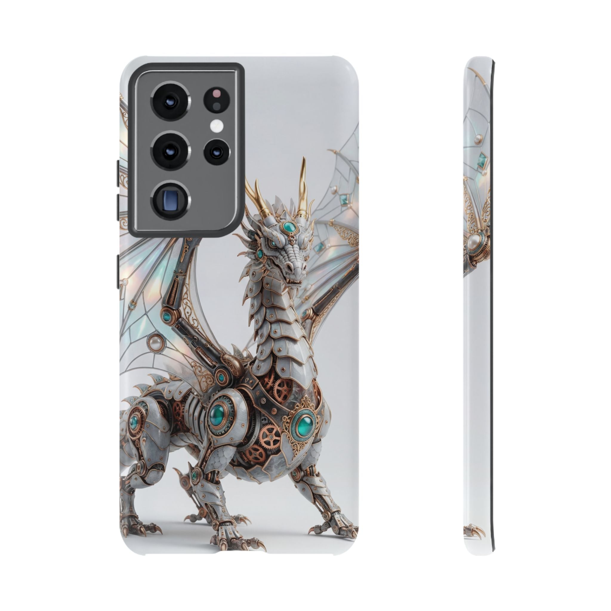 Steampunk Mechanical Dragon Samsung Galaxy Case — Fantasy Armor Protective Cover