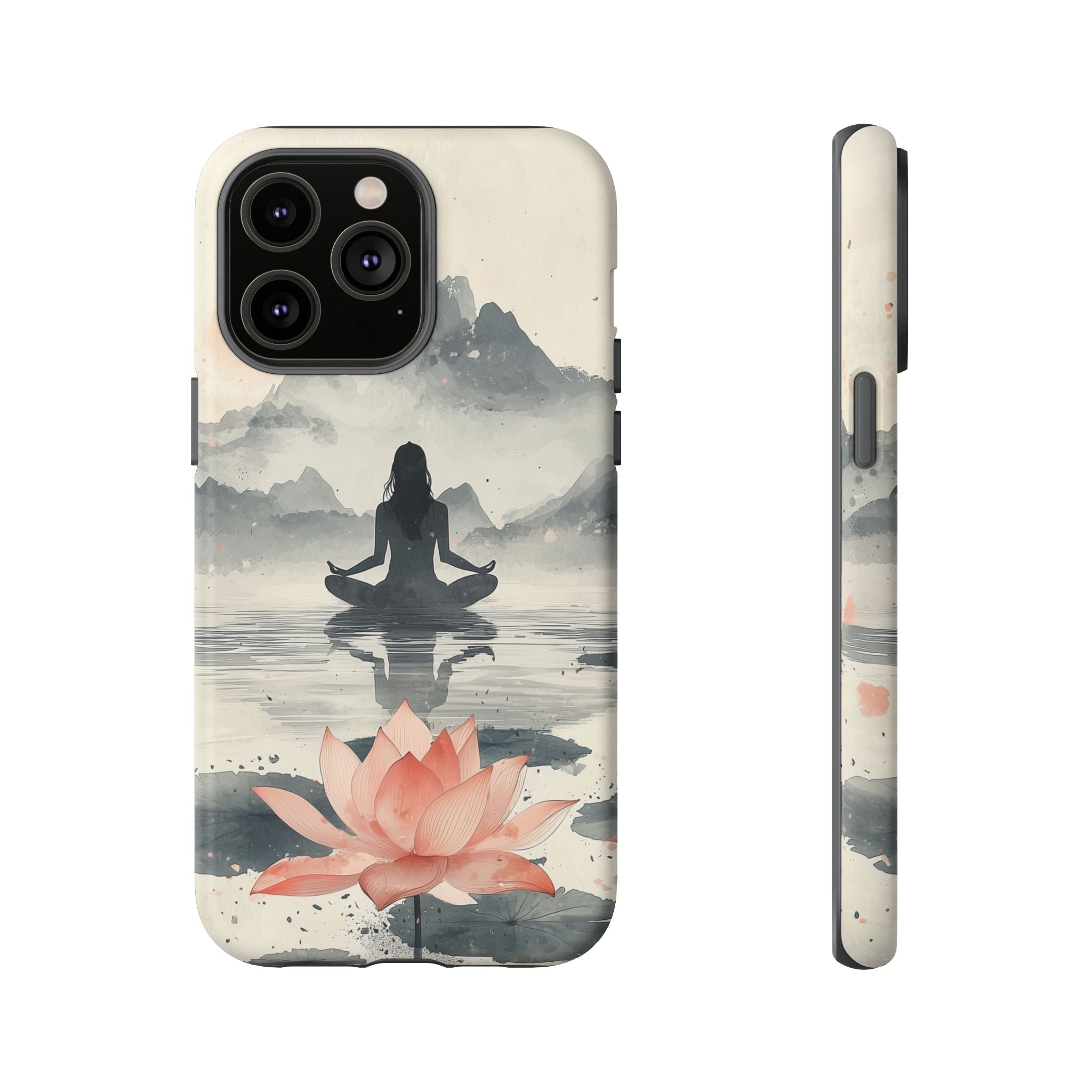 Zen Yoga Meditation Lotus iPhone Case