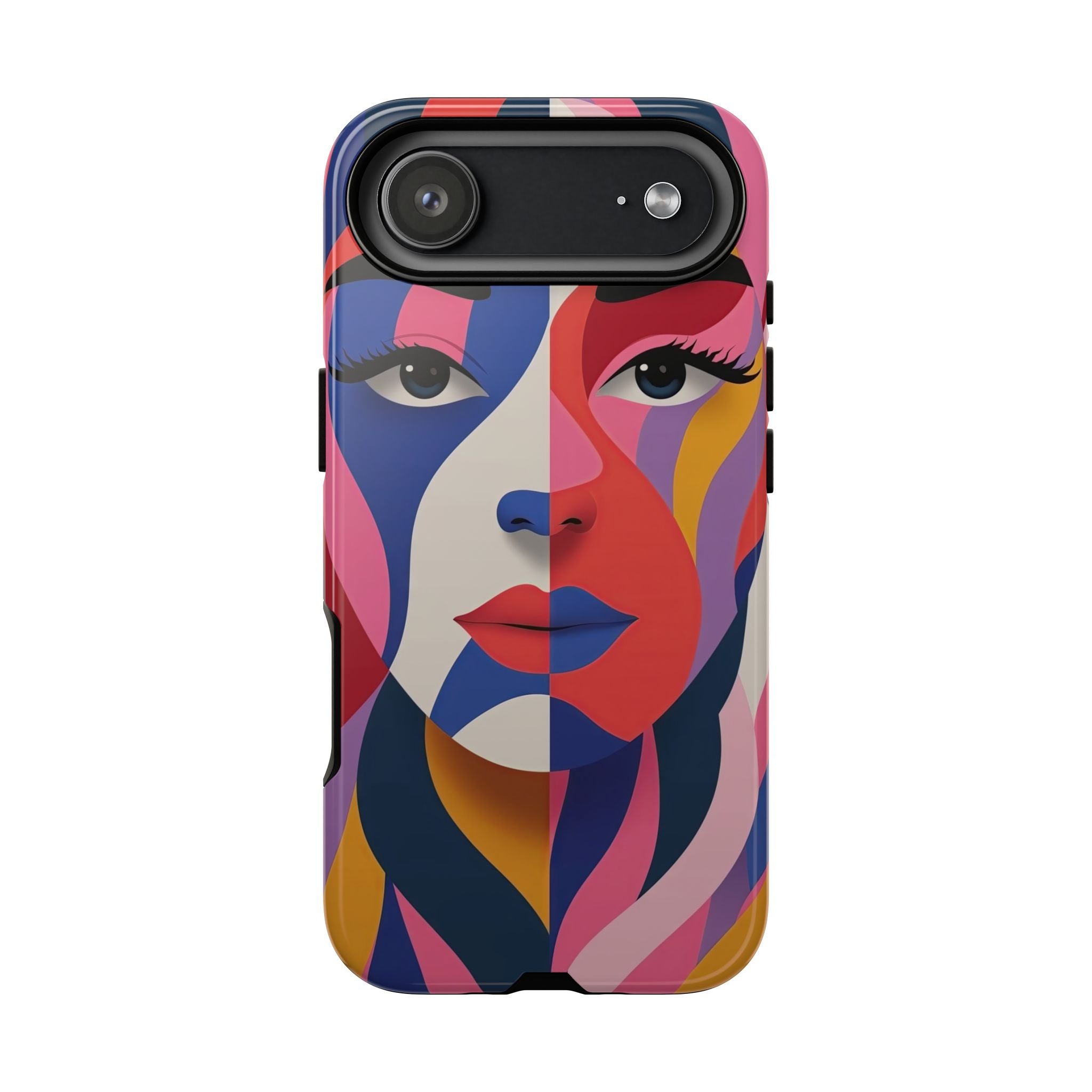 Abstract Colourful Face iPhone Case | Vibrant Pop Art