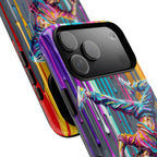 Custodia Resistente per Telefono MagSafe con Graffiti Breakdancer Colorato