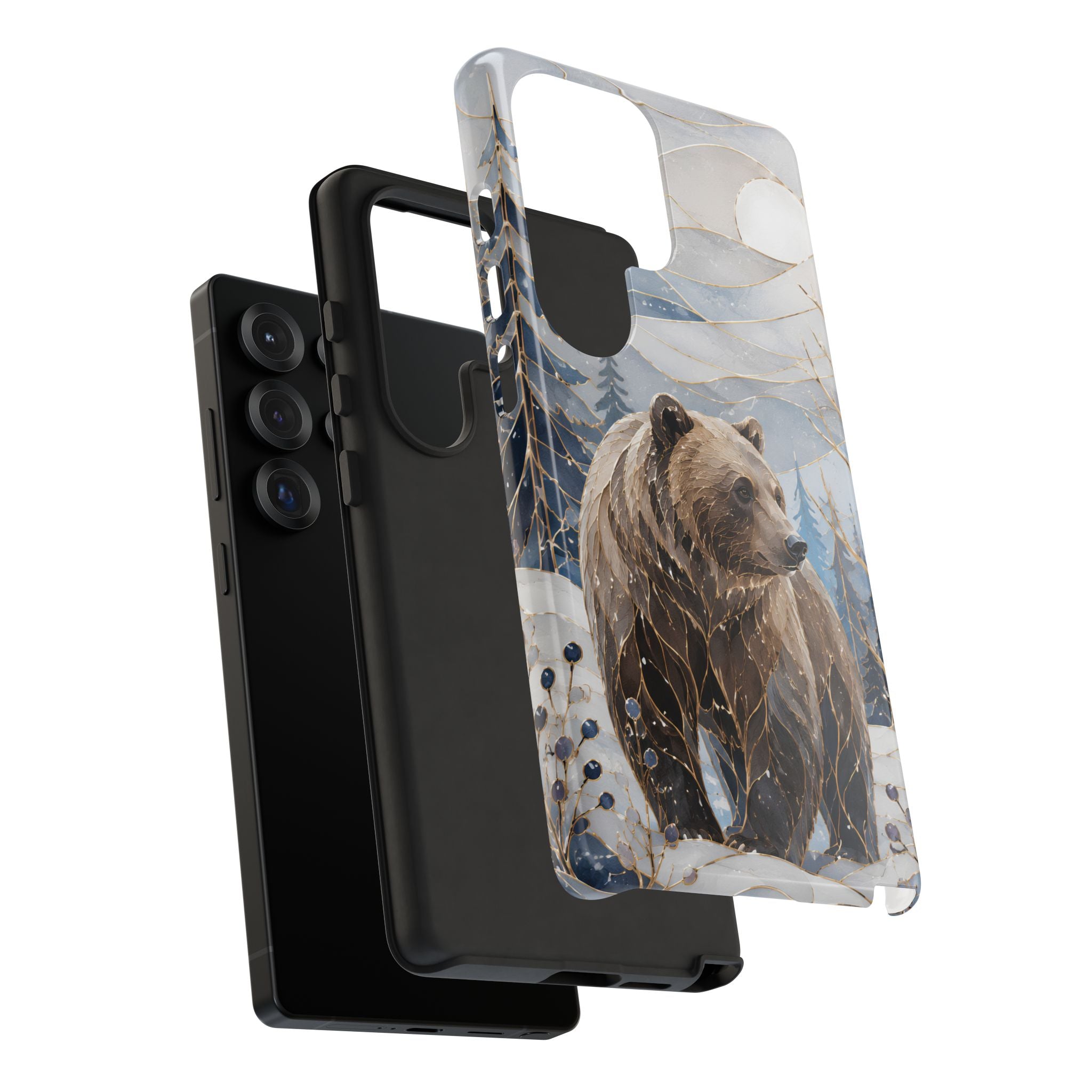 Grizzly Bear Samsung Galaxy Phone Case | Winter Wildlife Phone Case