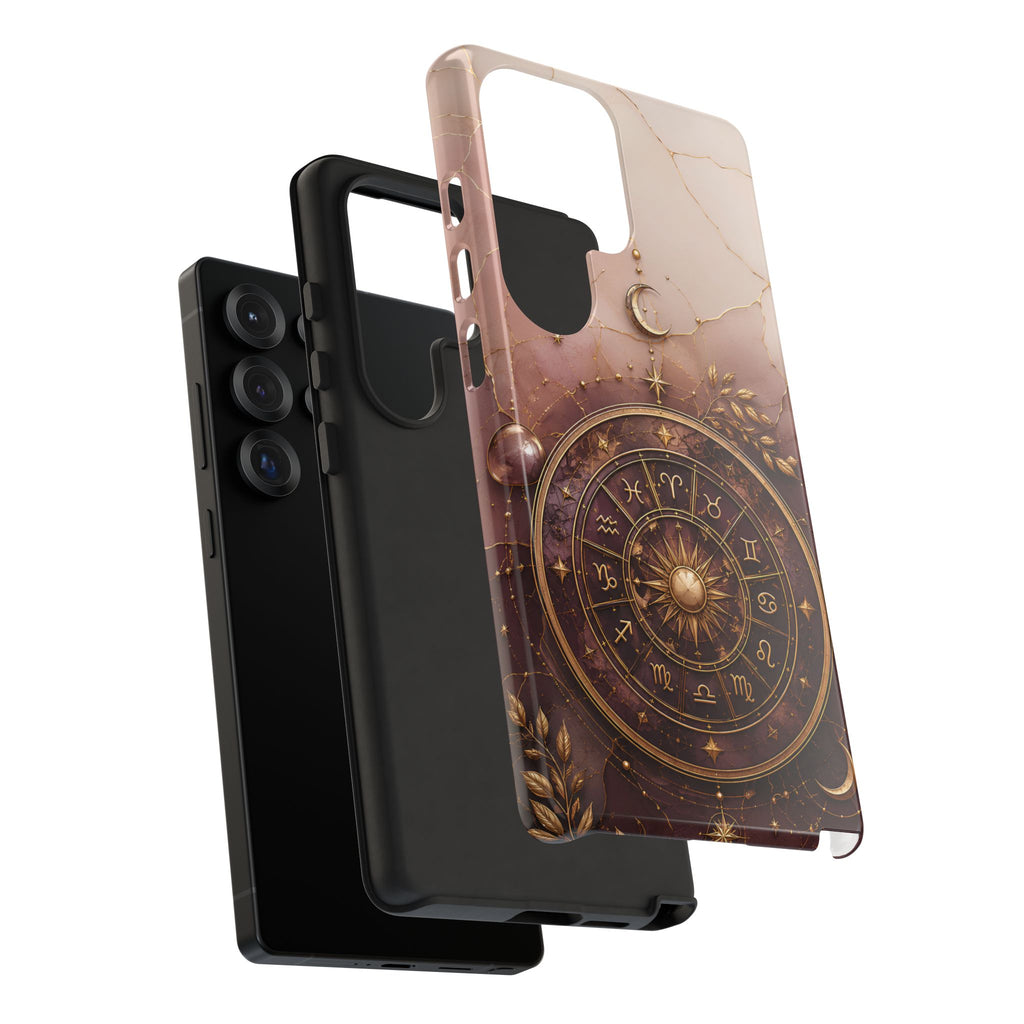 Zodiac Wheel Samsung Galaxy Phone Case | Celestial Astrology Phone Case