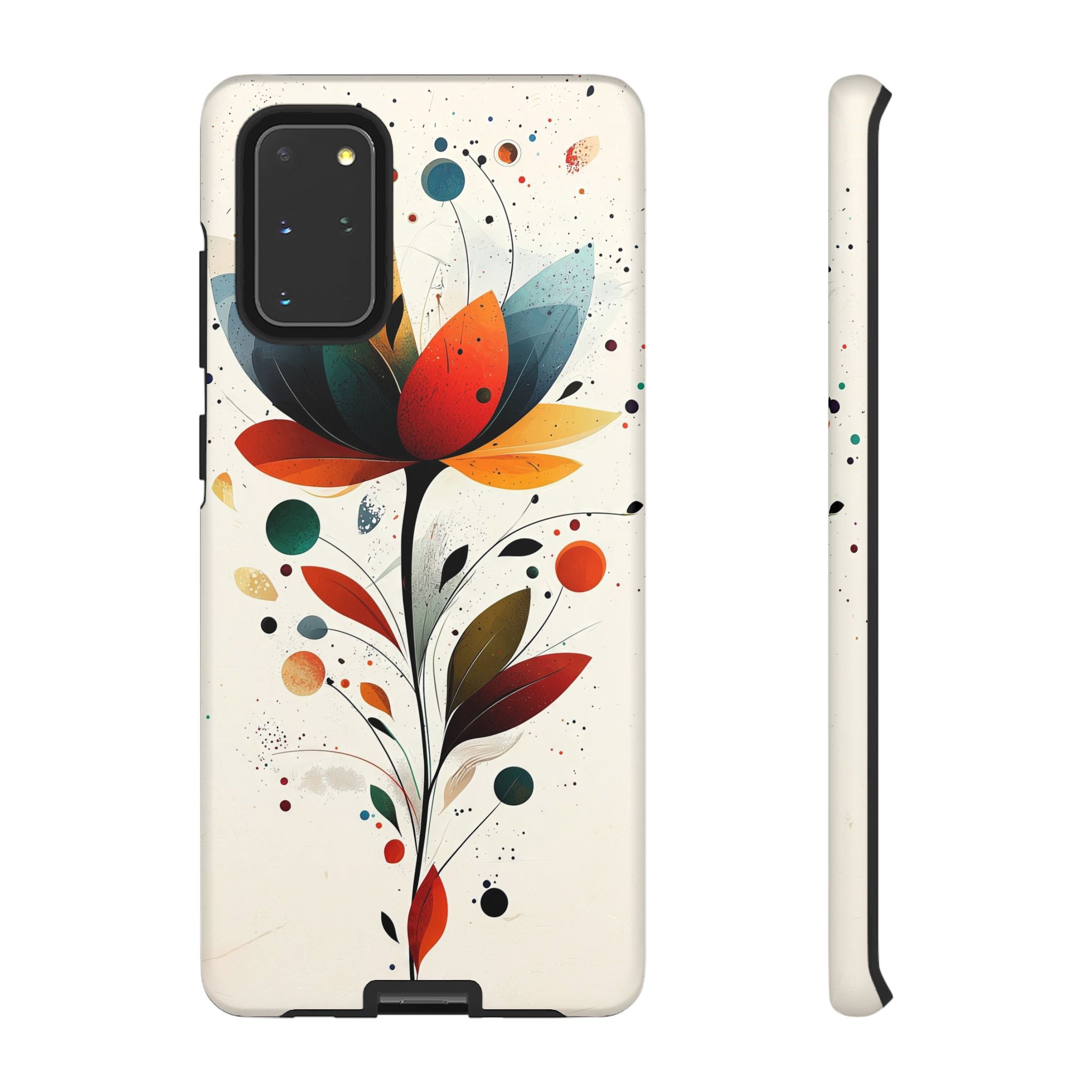 Floral Art Samsung Galaxy Case | Colourful Abstract Bloom