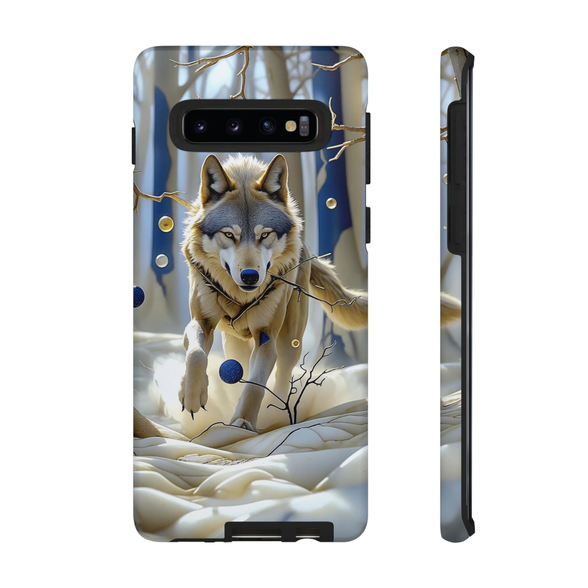 Wolf in Snow Samsung Galaxy Case — Rugged Wildlife