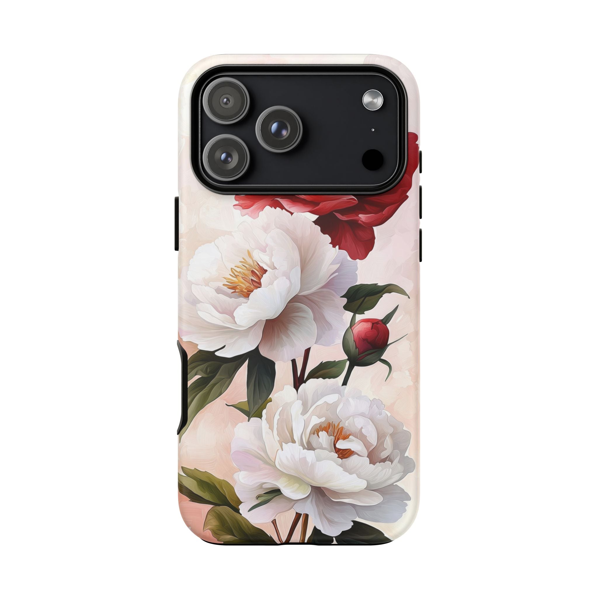 Floral Peony Tough iPhone Case