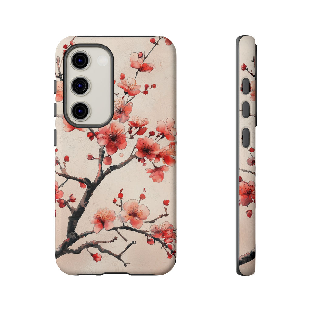 Cherry Blossom Samsung Galaxy Phone Case | Pink Blossom Branch Design