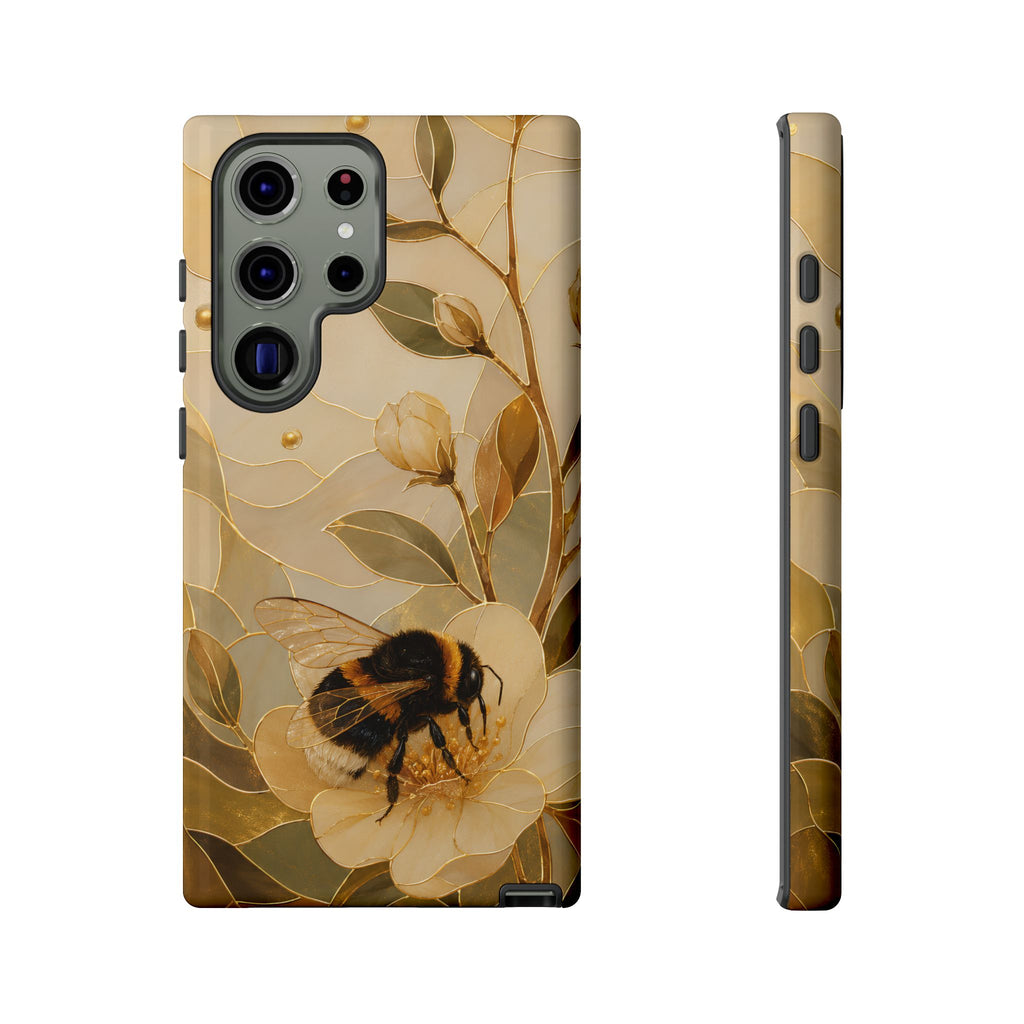 Bumblebee Samsung Galaxy Phone Case | Bee Floral Phone Case