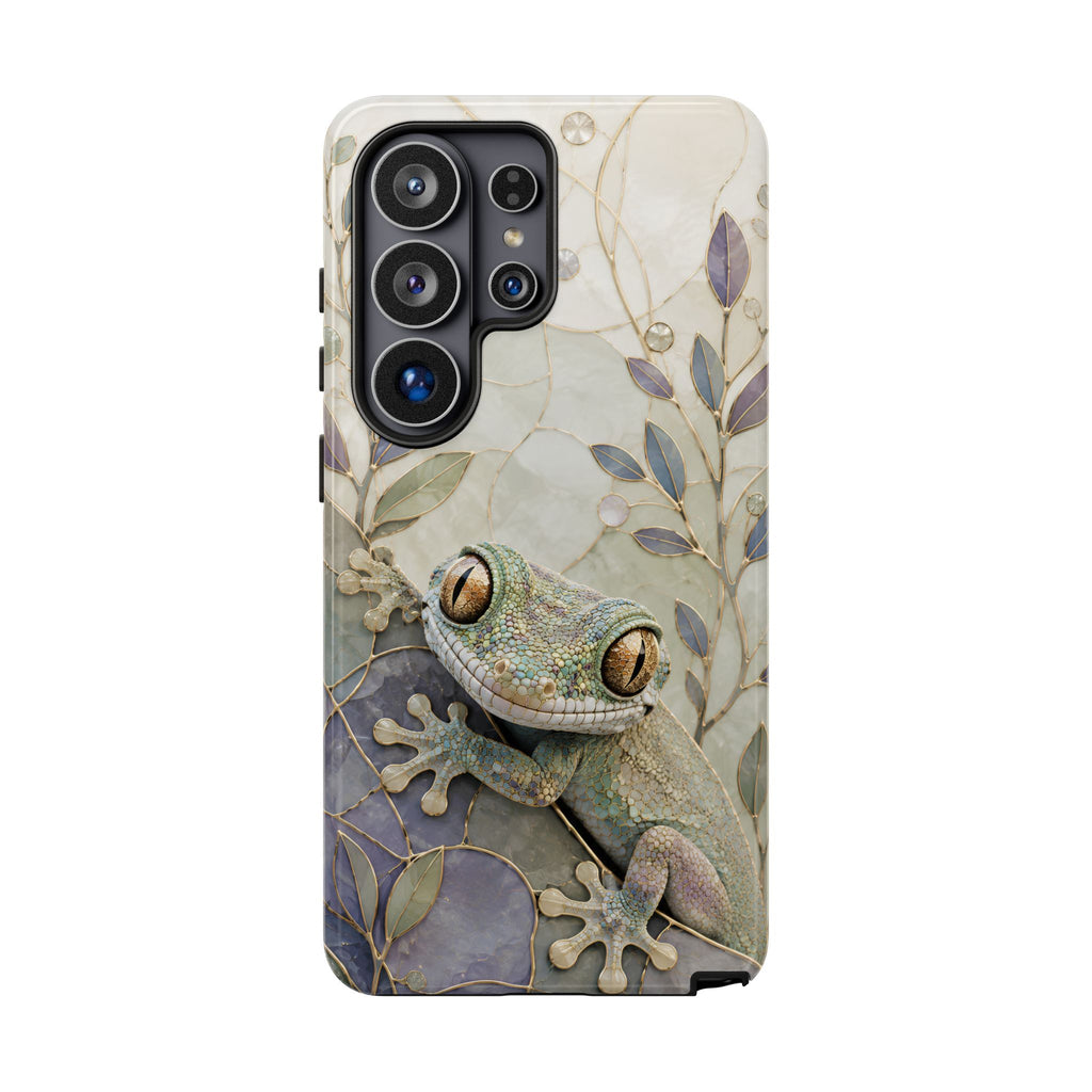 Tree Frog Samsung Galaxy Phone Case | Stained Glass Frog Cover