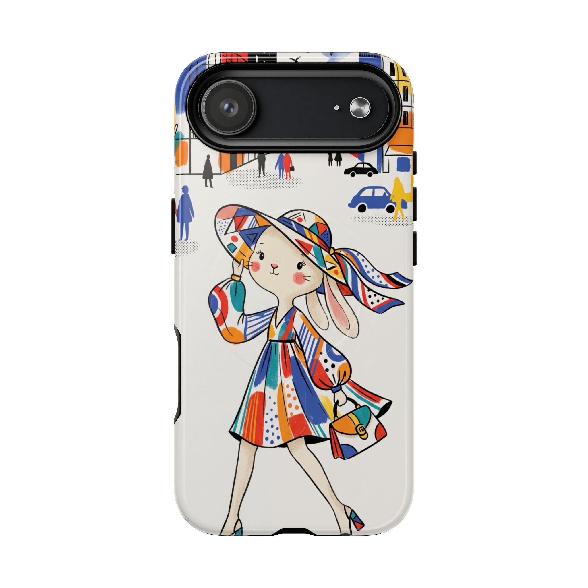 Chic Bunny City MagSafe iPhone Case