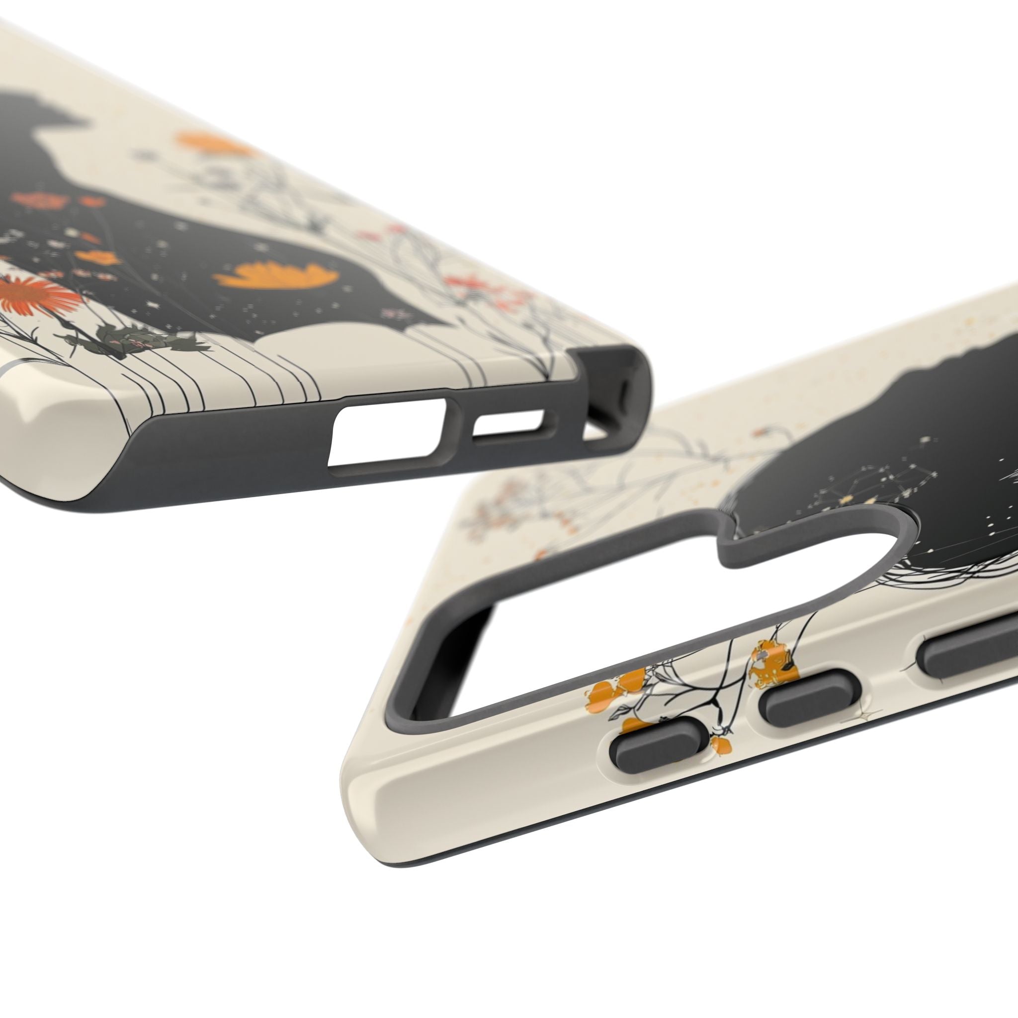 Floral Silhouette Samsung Galaxy Case | Botanical Woman