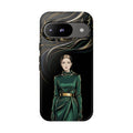 Custodia per Google Pixel Donna Elegante nella Foresta