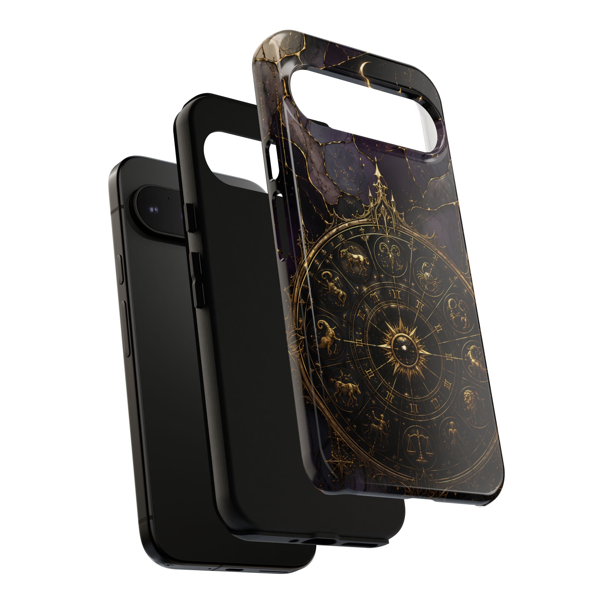 Astrology Wheel Google Pixel Phone Case | Vintage Zodiac Phone Case