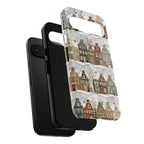 Winter Village Google Pixel Phone Case | Snowy Town Phone Case