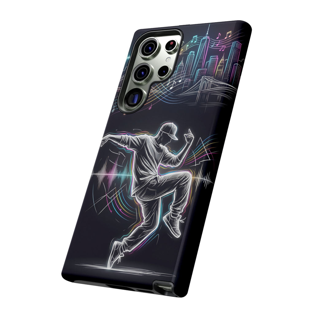 Dancer Neon Skyline Samsung Galaxy Phone Case