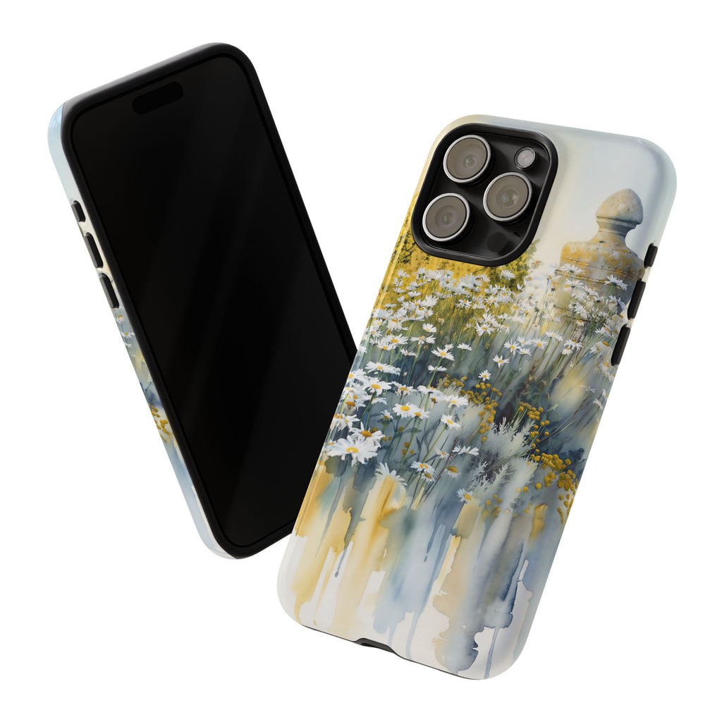 Cover per iPhone "Giardino Fiorito Margherite Acquerello"