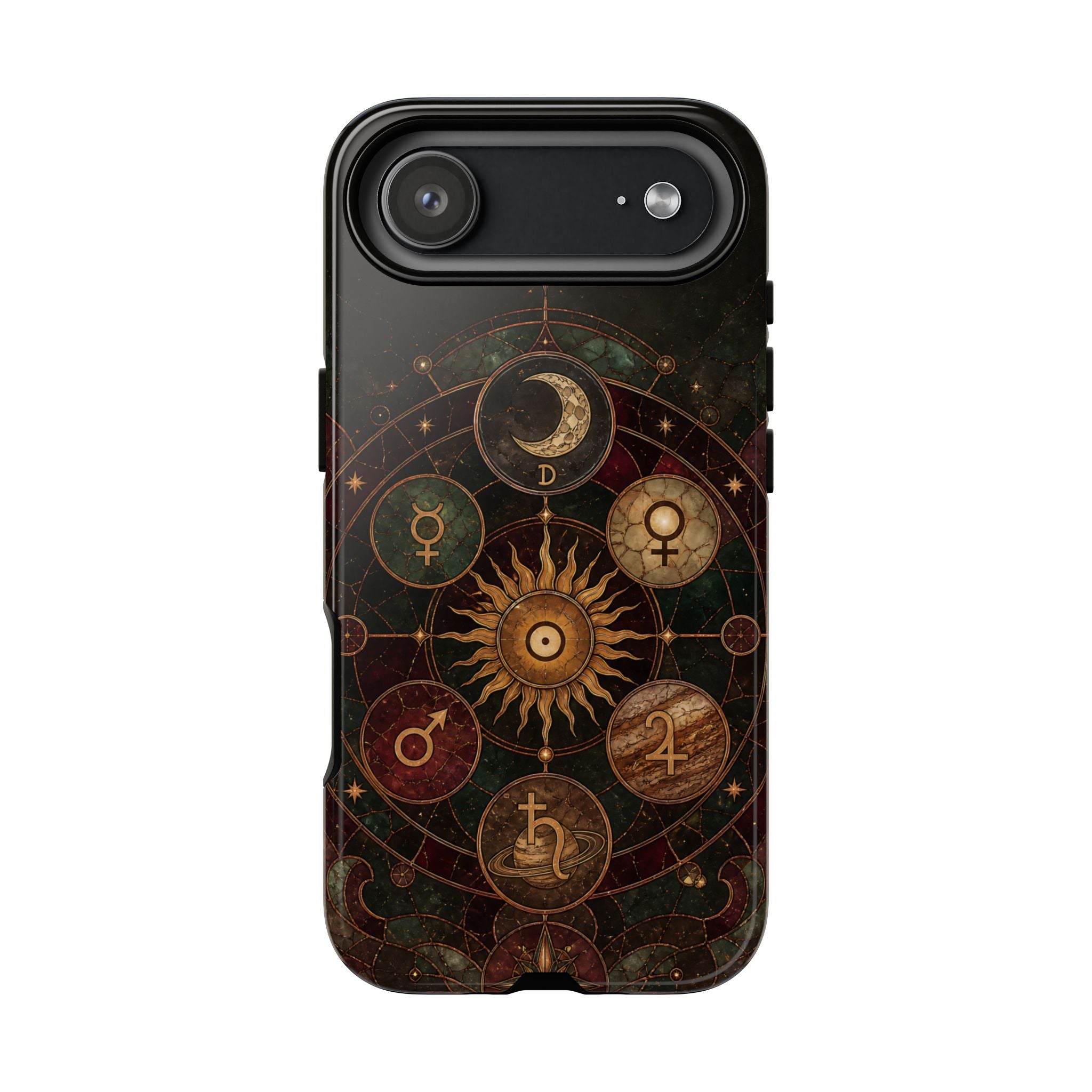 Antique Astrology iPhone Case | Celestial Chart iPhone Case