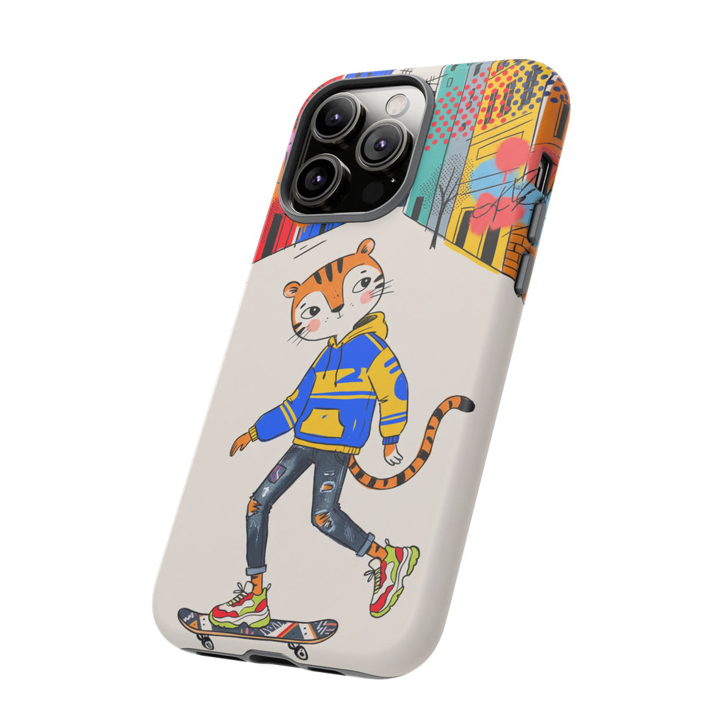 Skater Tiger iPhone Case