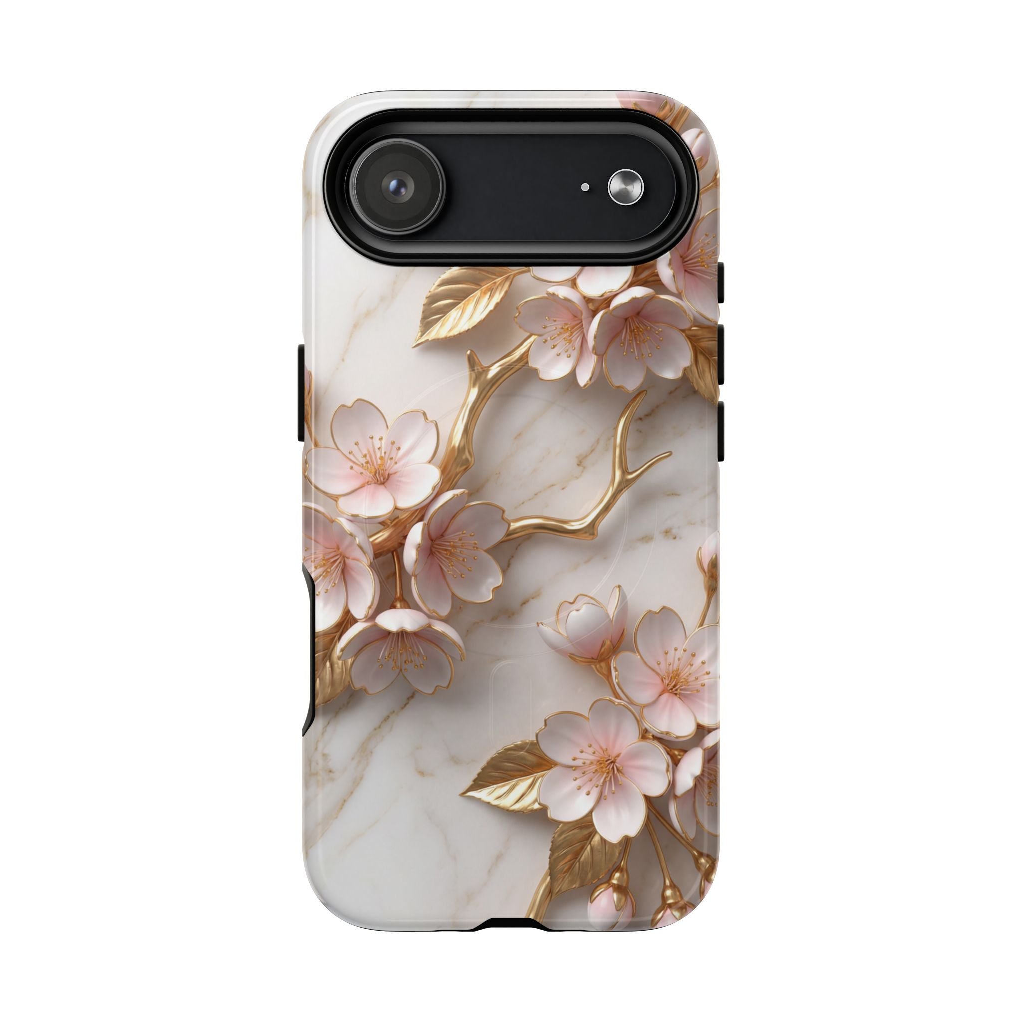 Floral Cherry Blossom MagSafe Phone Case — Tough Protective iPhone Cover