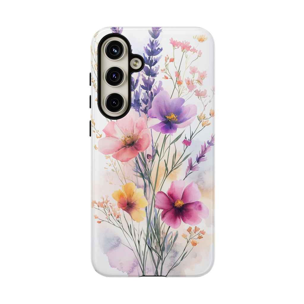 Floral Watercolour Samsung Galaxy Case | Pastel Bouquet