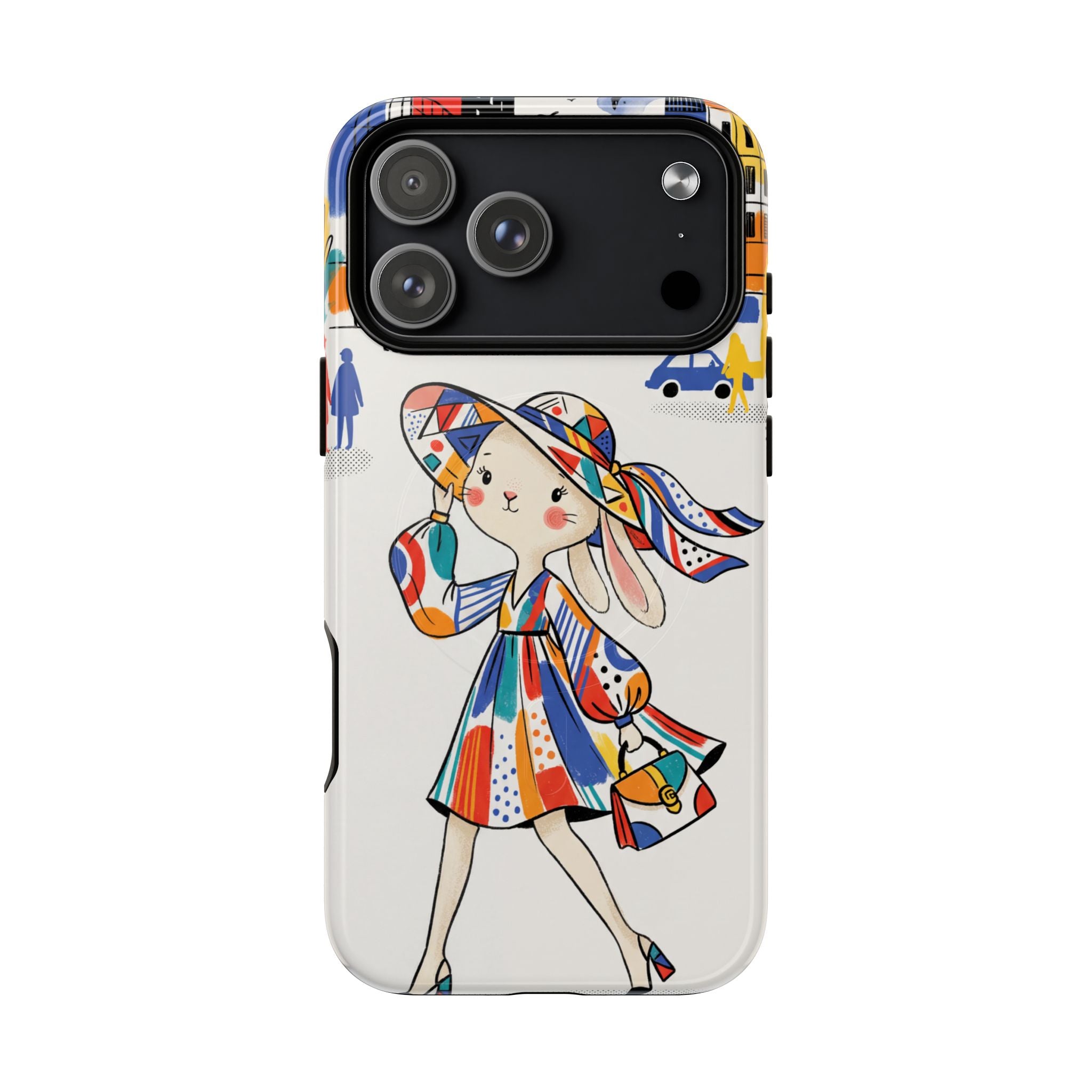 Chic Bunny City MagSafe iPhone Case