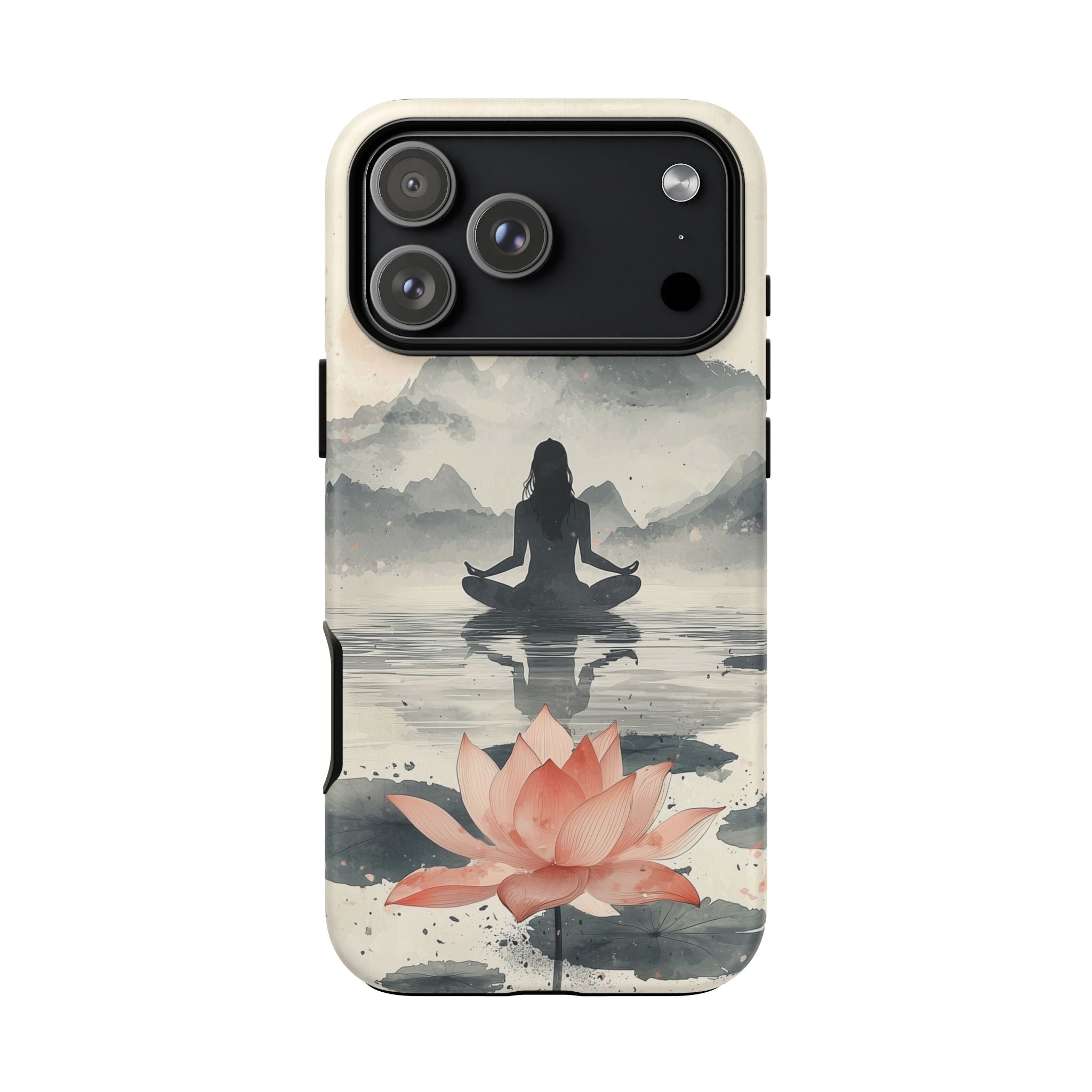 Zen Yoga Meditation Lotus iPhone Case