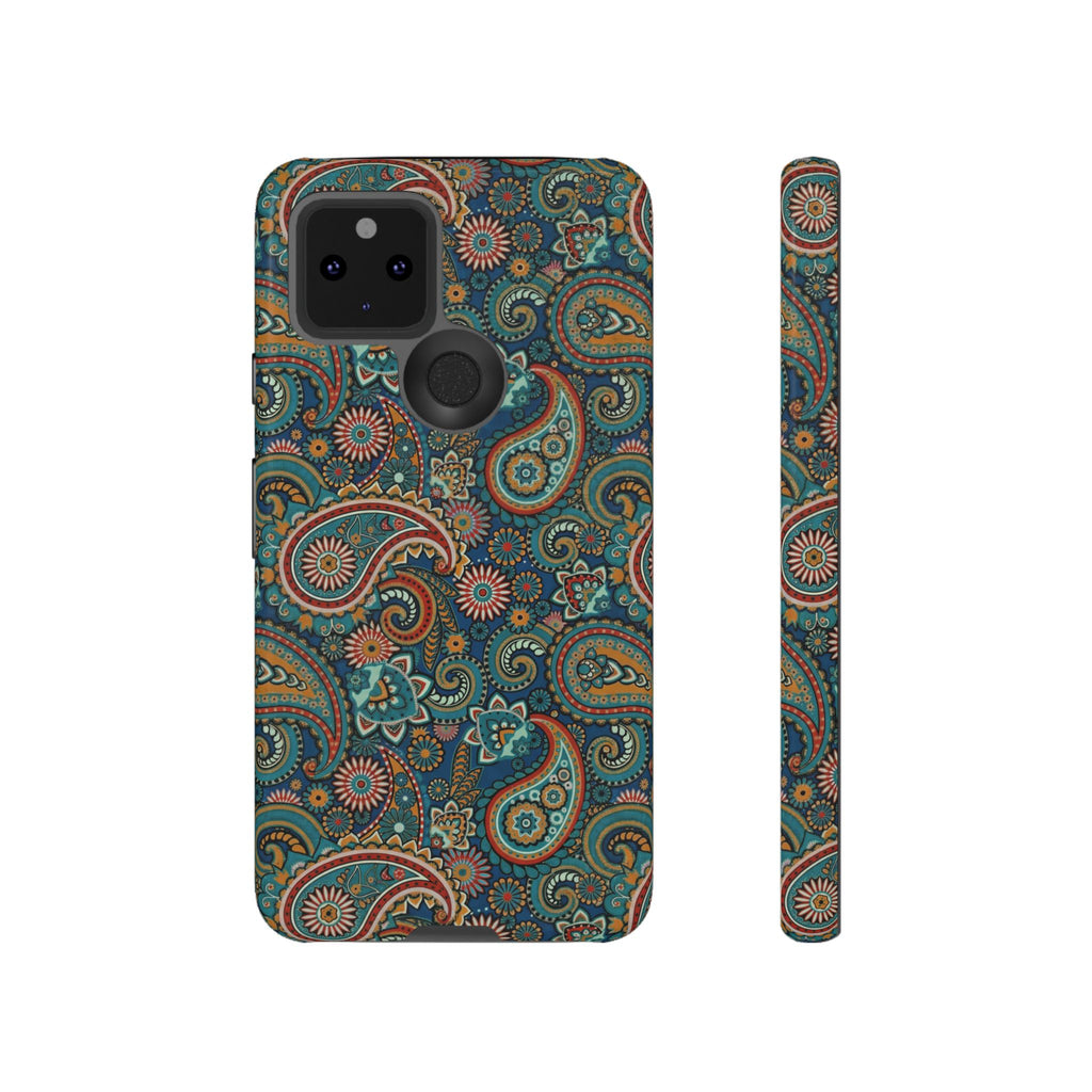 Batik Vibrant Paisley Protective Tough Google Pixel Case