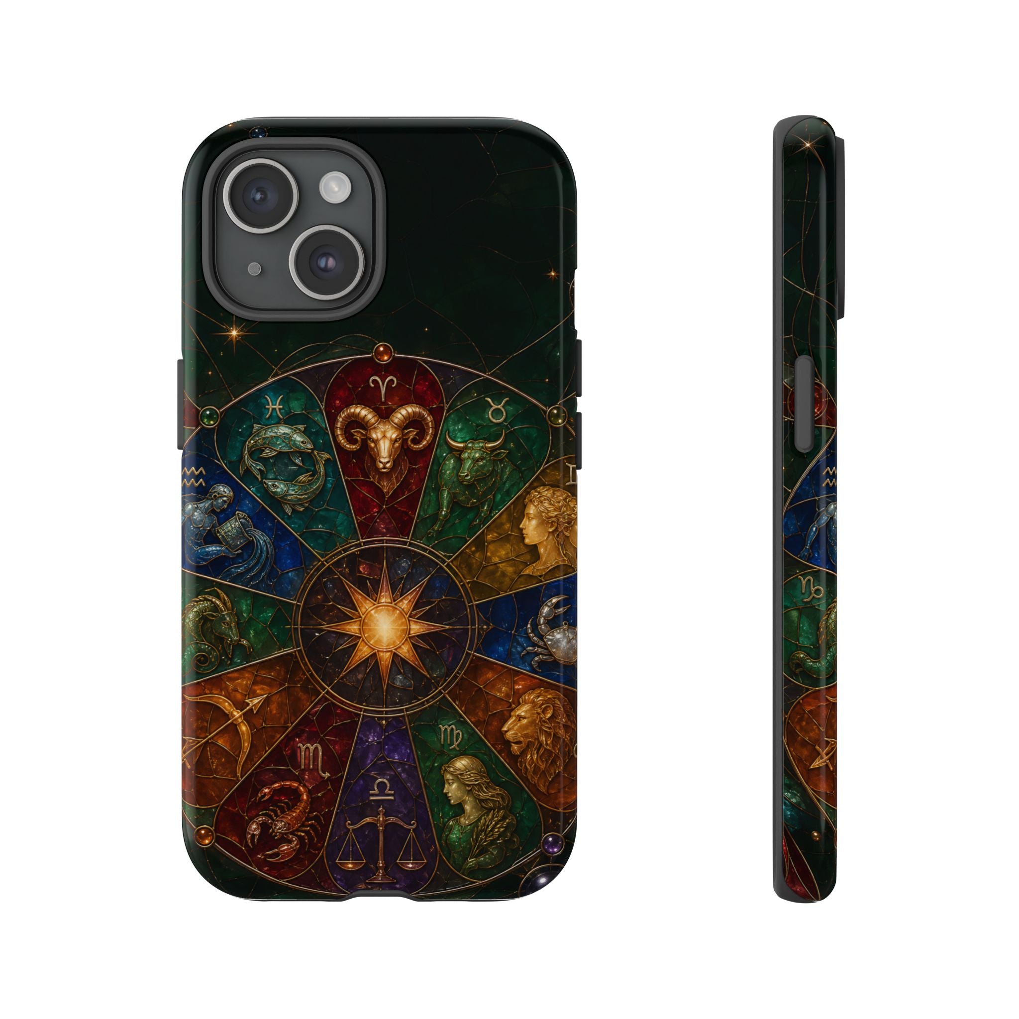 Zodiac Wheel iPhone Case | Celestial Astrology iPhone Case