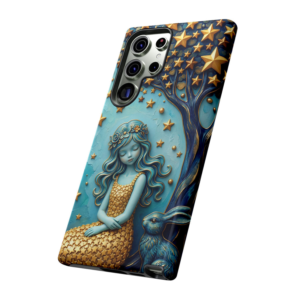 Dreamy Maiden & Star Tree Samsung Galaxy Phone Case
