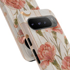 Carnation Google Pixel Phone Case | Pink Floral Phone Case