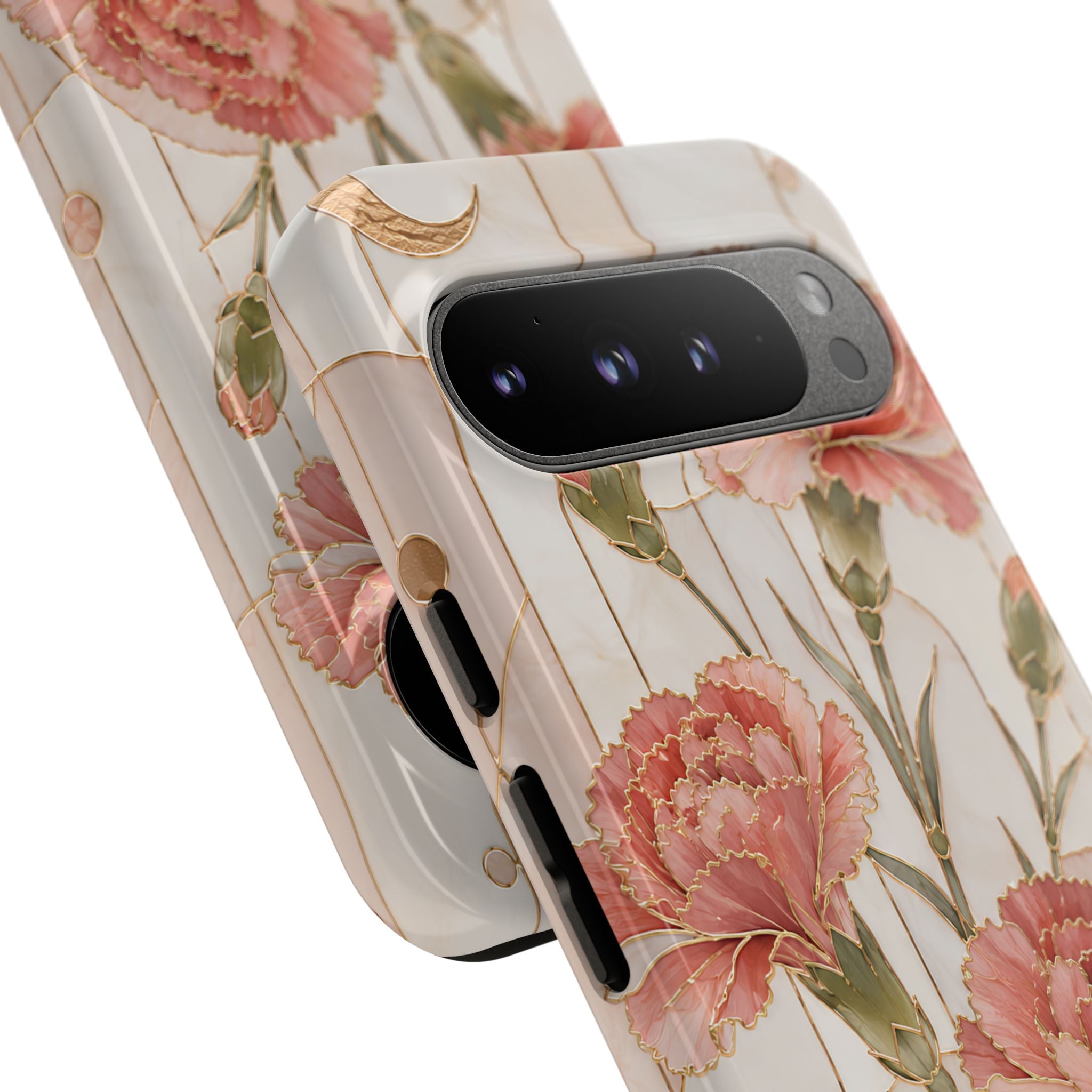 Carnation Google Pixel Phone Case | Pink Floral Phone Case